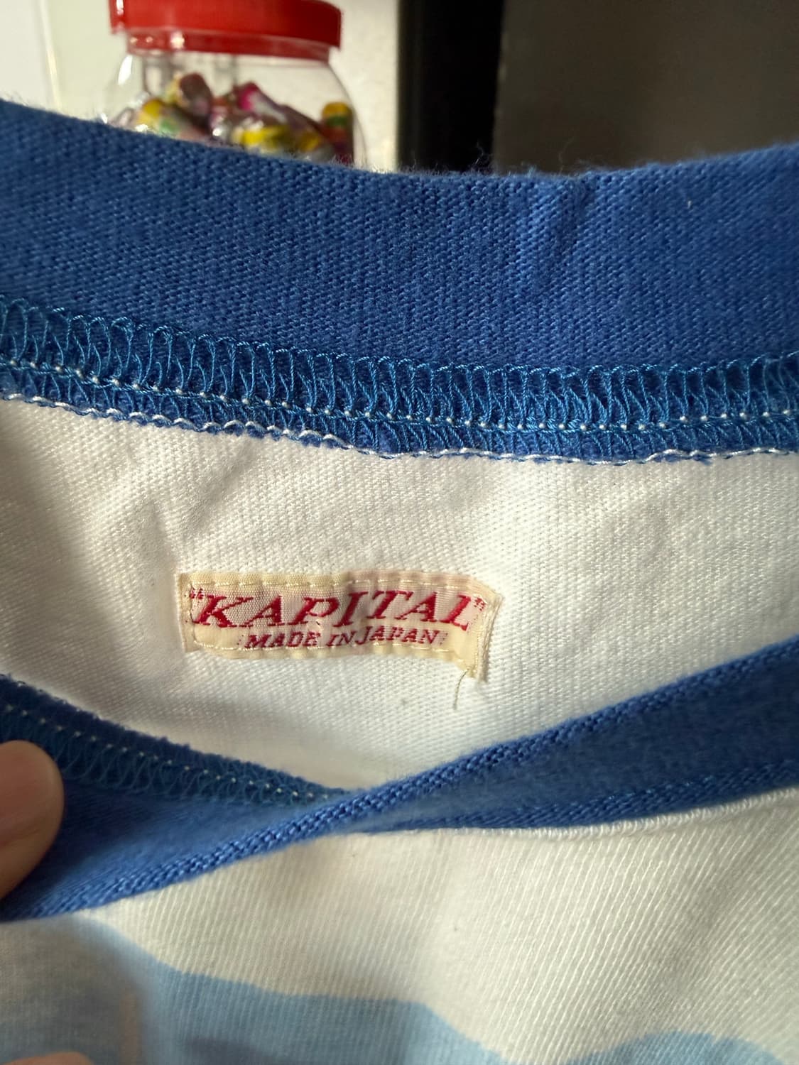 [새상품]KAPITAL 캐피탈  링거 반팔 티셔트(사이즈1) 상품이미지3