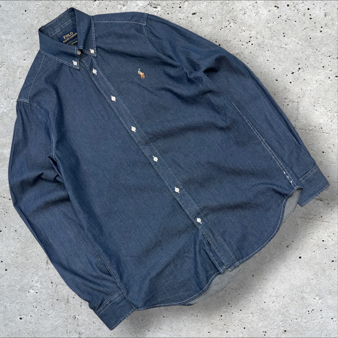[S] 폴로 랄프로렌 커스텀핏 데님 셔츠 남방 D432 상품이미지1