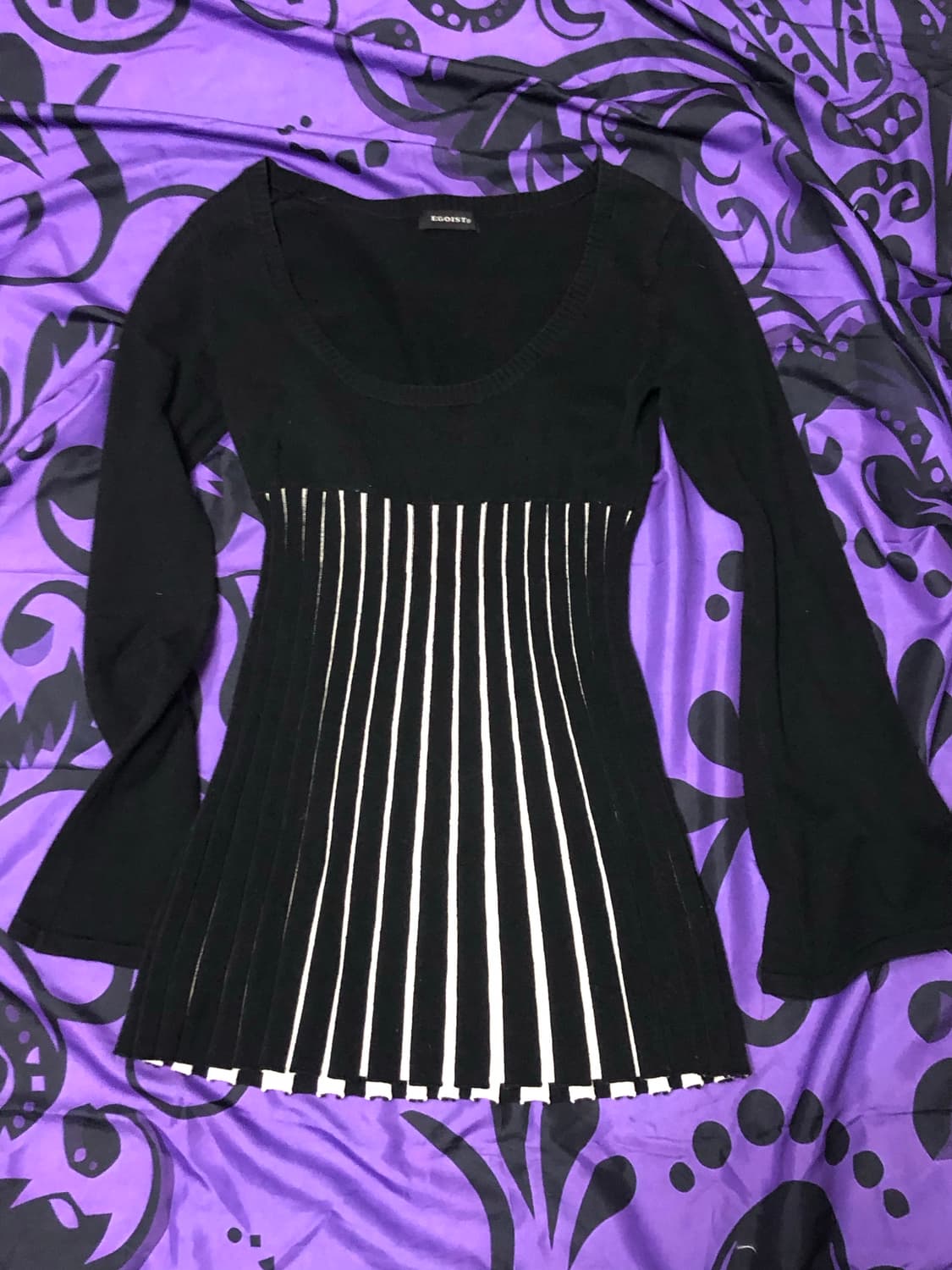 에고이스트 스트라이프 슬림핏 원피스 상품이미지2