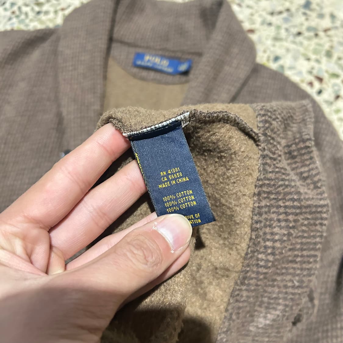 폴로 (POLO RalphLauren)숄카라 가디건 니트 상품이미지5