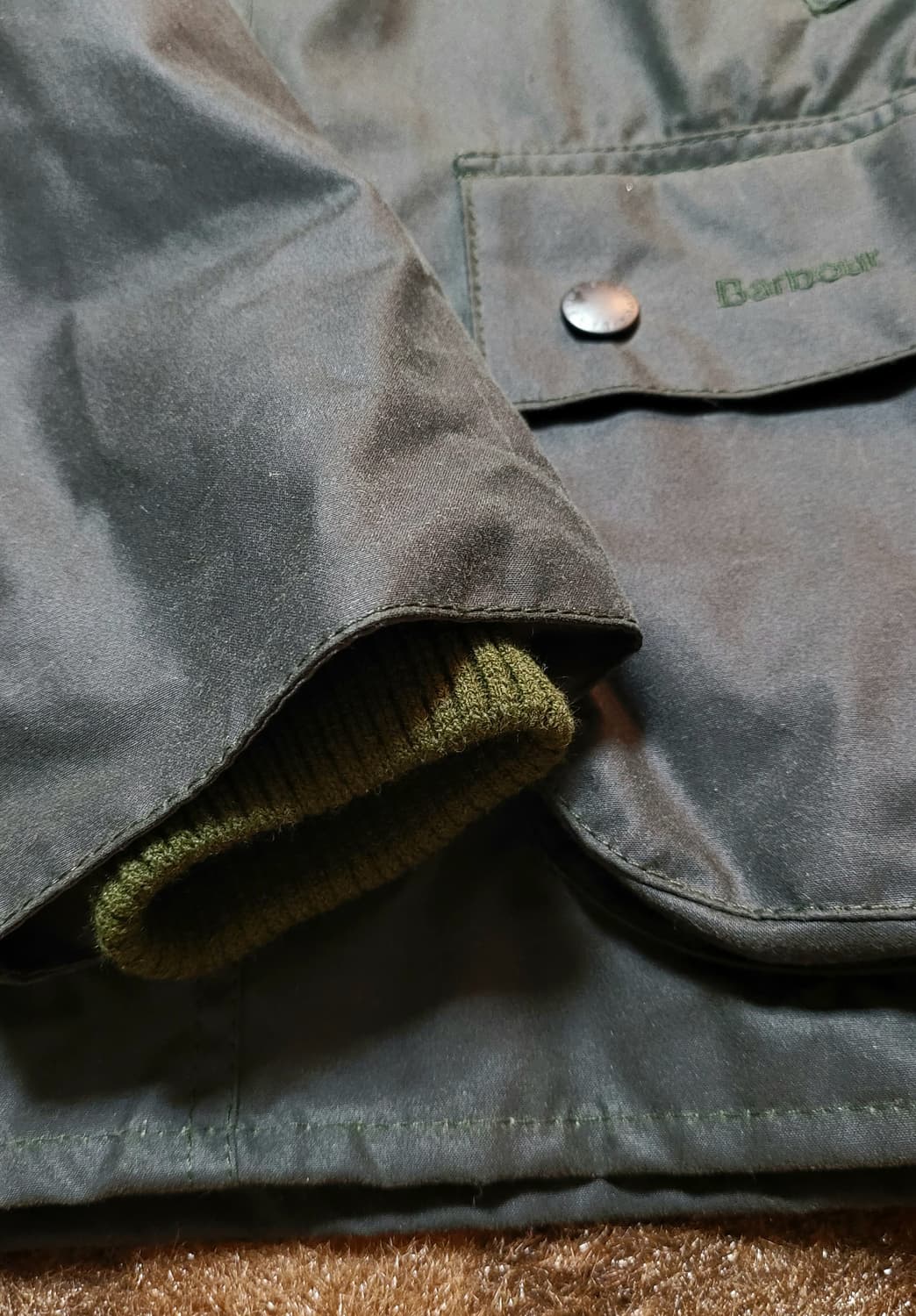 Barbour 남성 클래식 비데일 왁싱자켓(세이지 색상 /C40) 상품이미지6