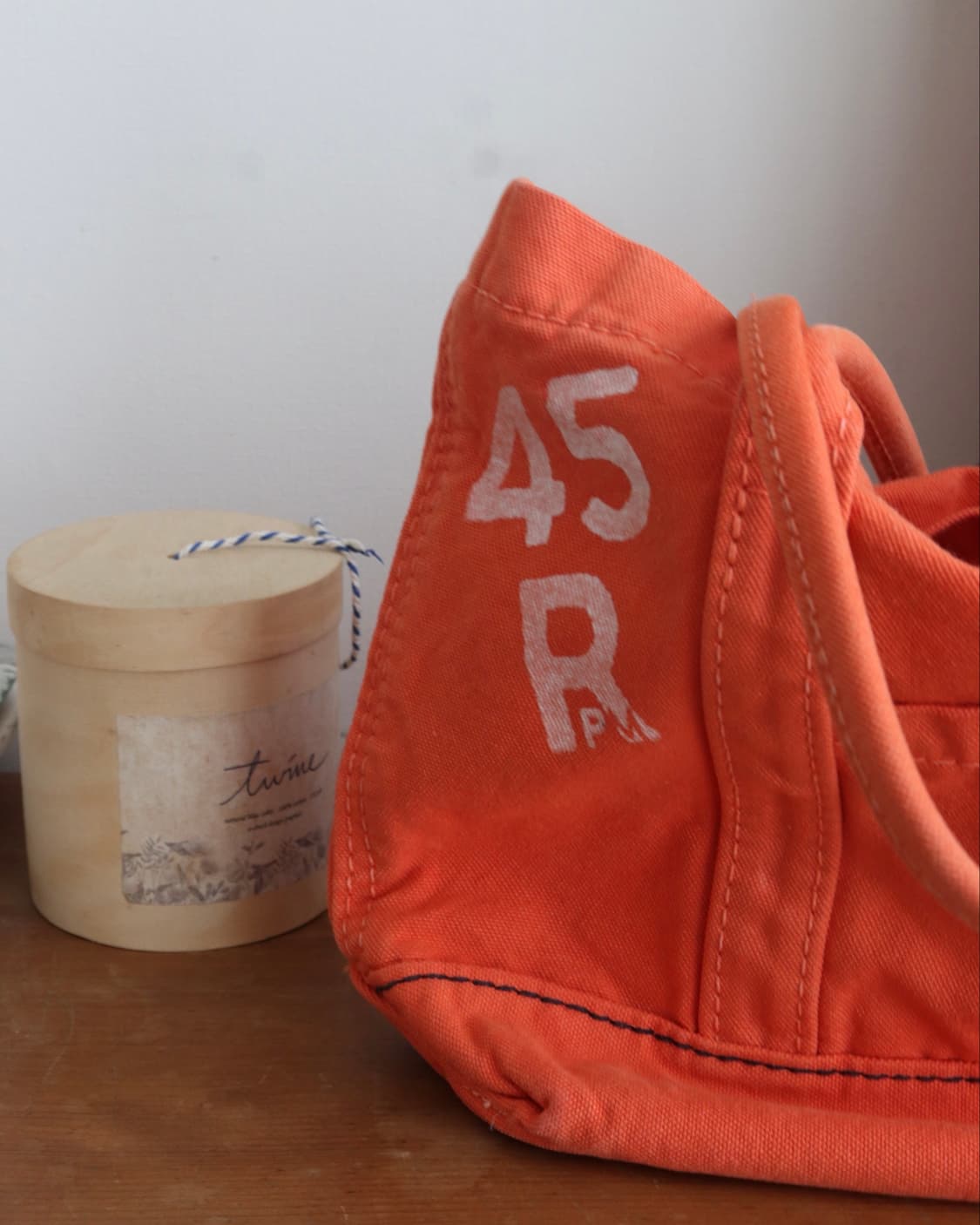 [45rpm] Orange Logo Tote Bag 상품이미지6