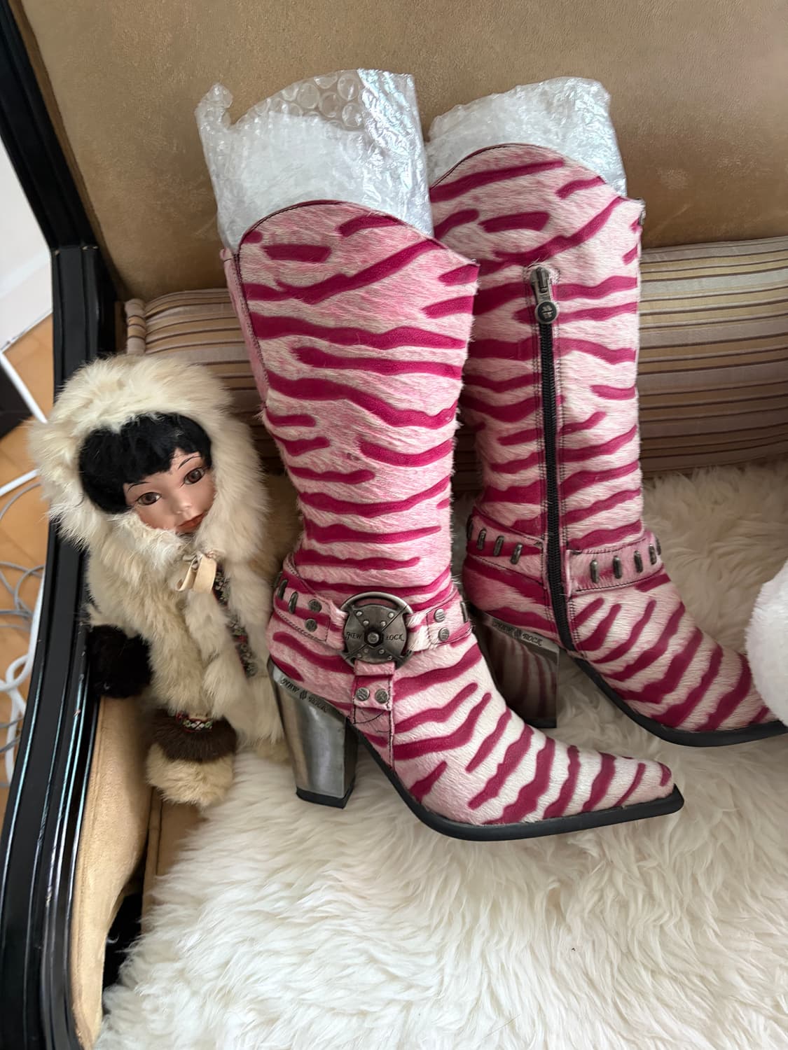 뉴락 지브라 송치 웨스턴부츠힐 250 상품이미지6