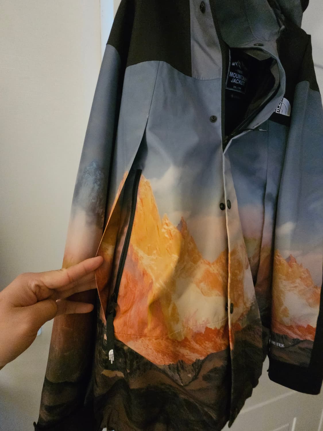 노스페이스 고어텍스 비스타 슈프림맛 블루 스톤, 낮, 2XL 상품이미지3