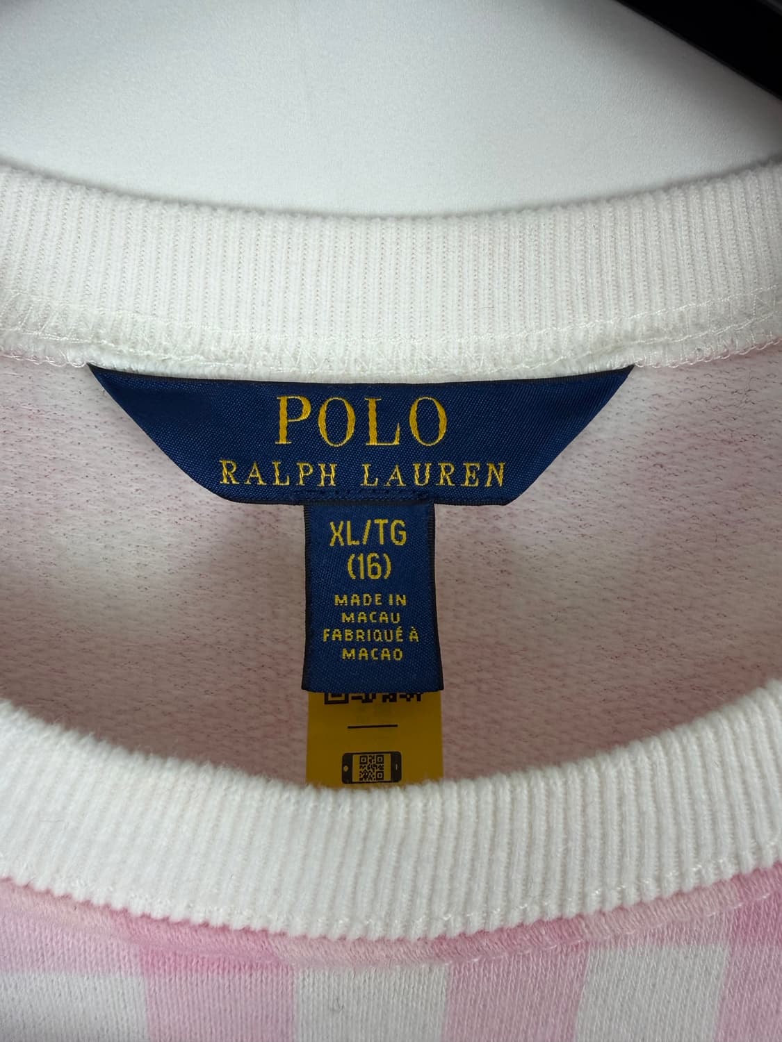 a34) 폴로랄프로렌 체크 포니 맨투맨 상품이미지3