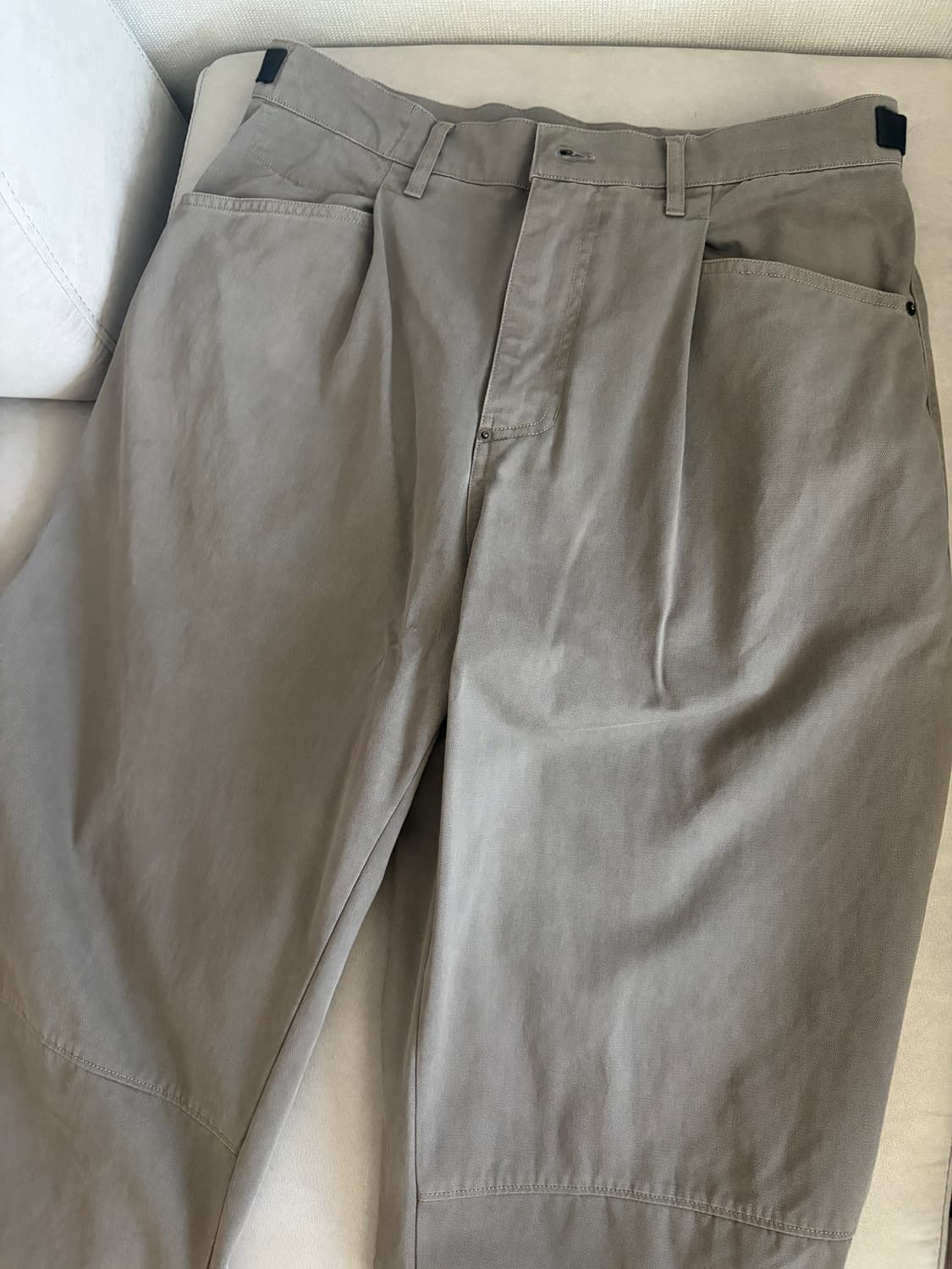 폴리테루 고시마 팬츠 카키그레이 상품이미지2