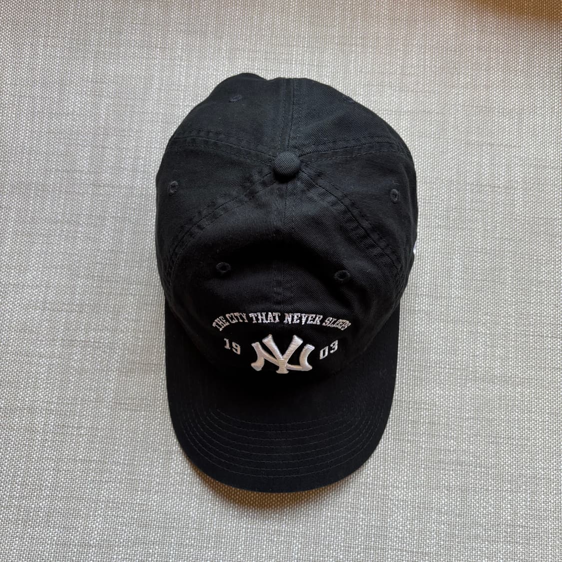 뉴에라 뉴욕 양키스 블랙 볼캡 (남여공용) 상품이미지4
