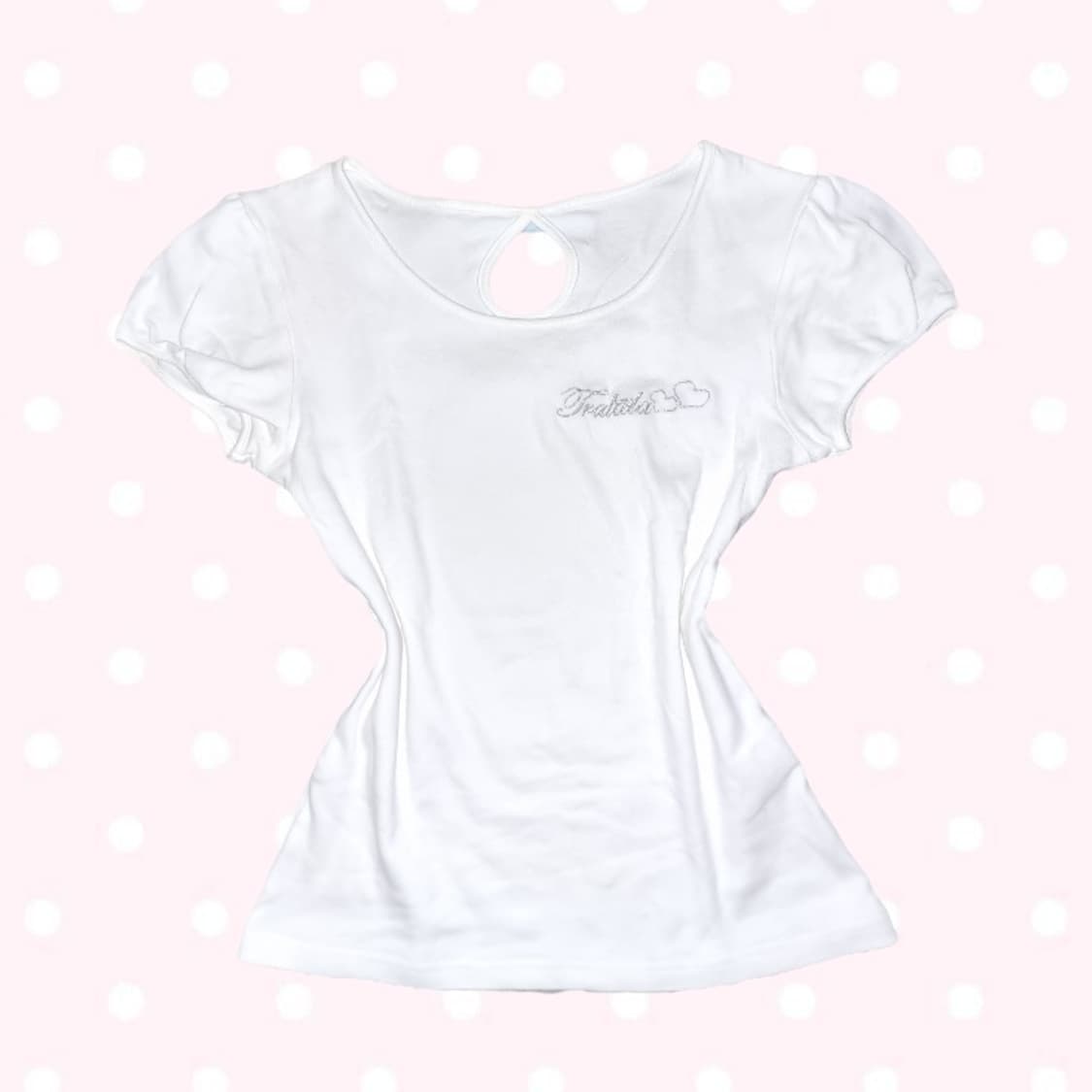 초희귀 tralala 트랄라라 리본 트임 히메갸루 반팔 티 리즈리사계 상품이미지3