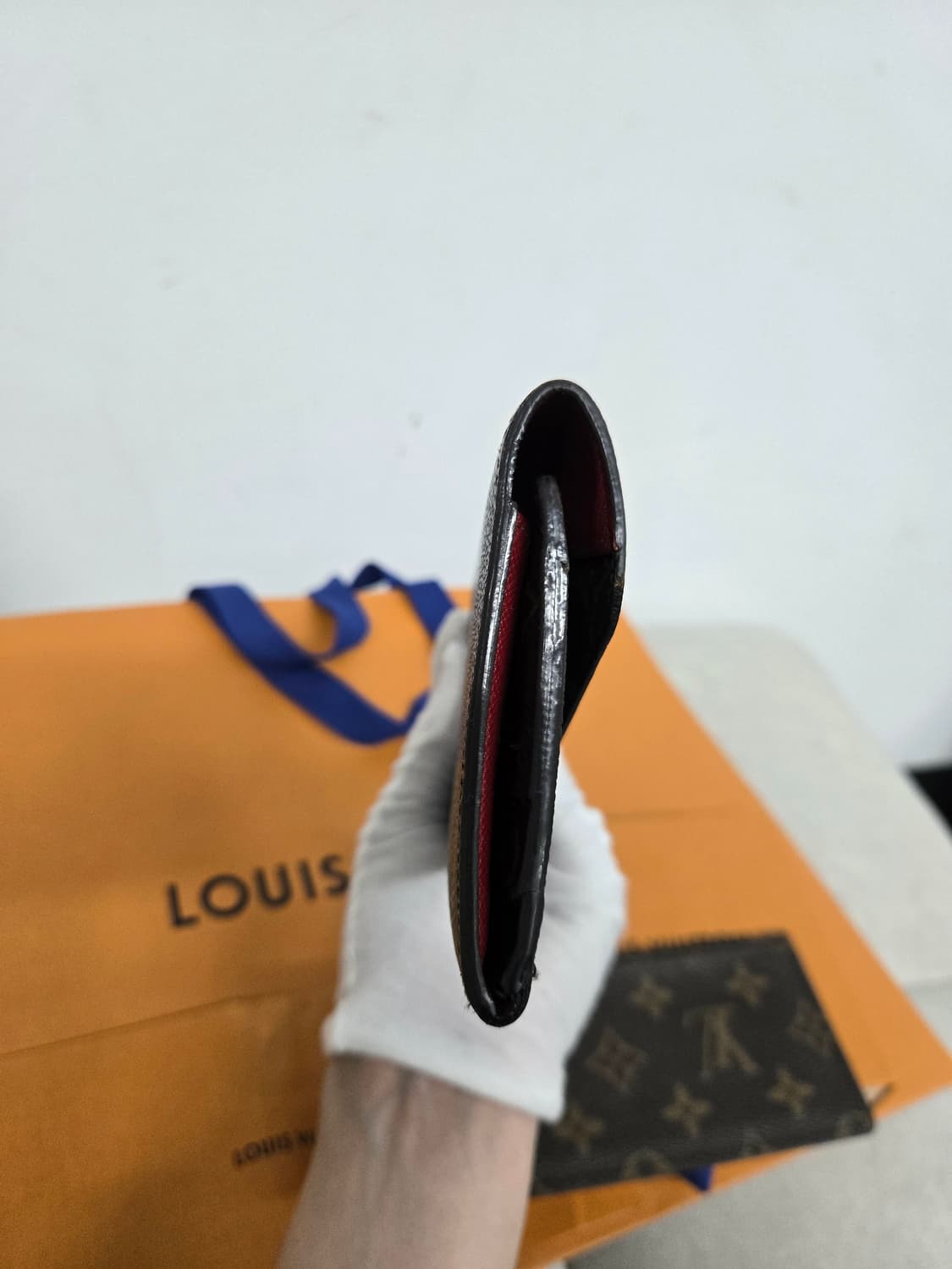 [보증서 정품] 루이비통 사라 장지갑 상품이미지4