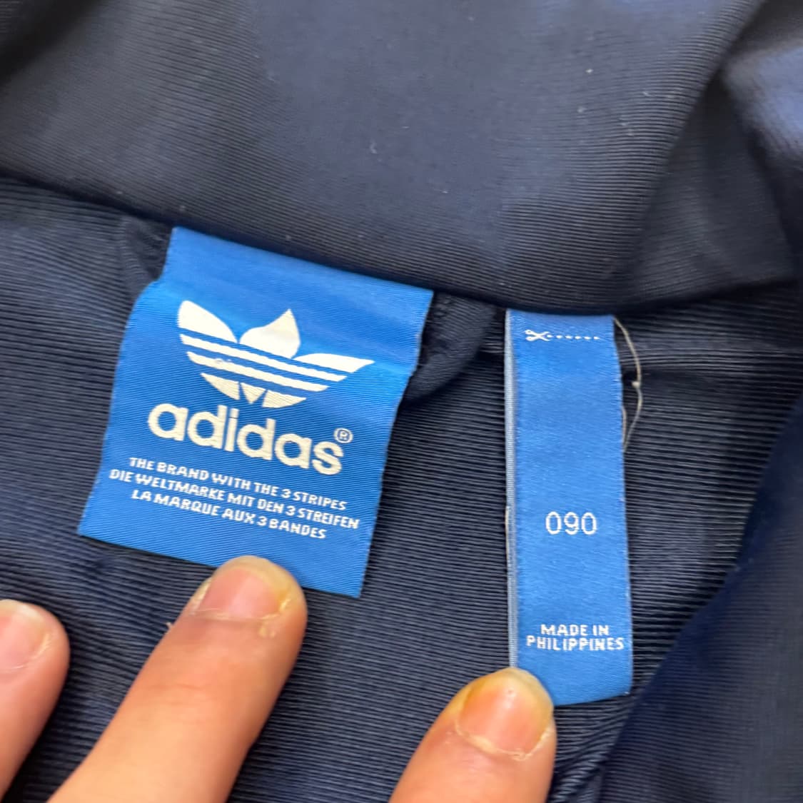 90 아디다스 파이어버드 네이비 트랙탑 상품이미지4