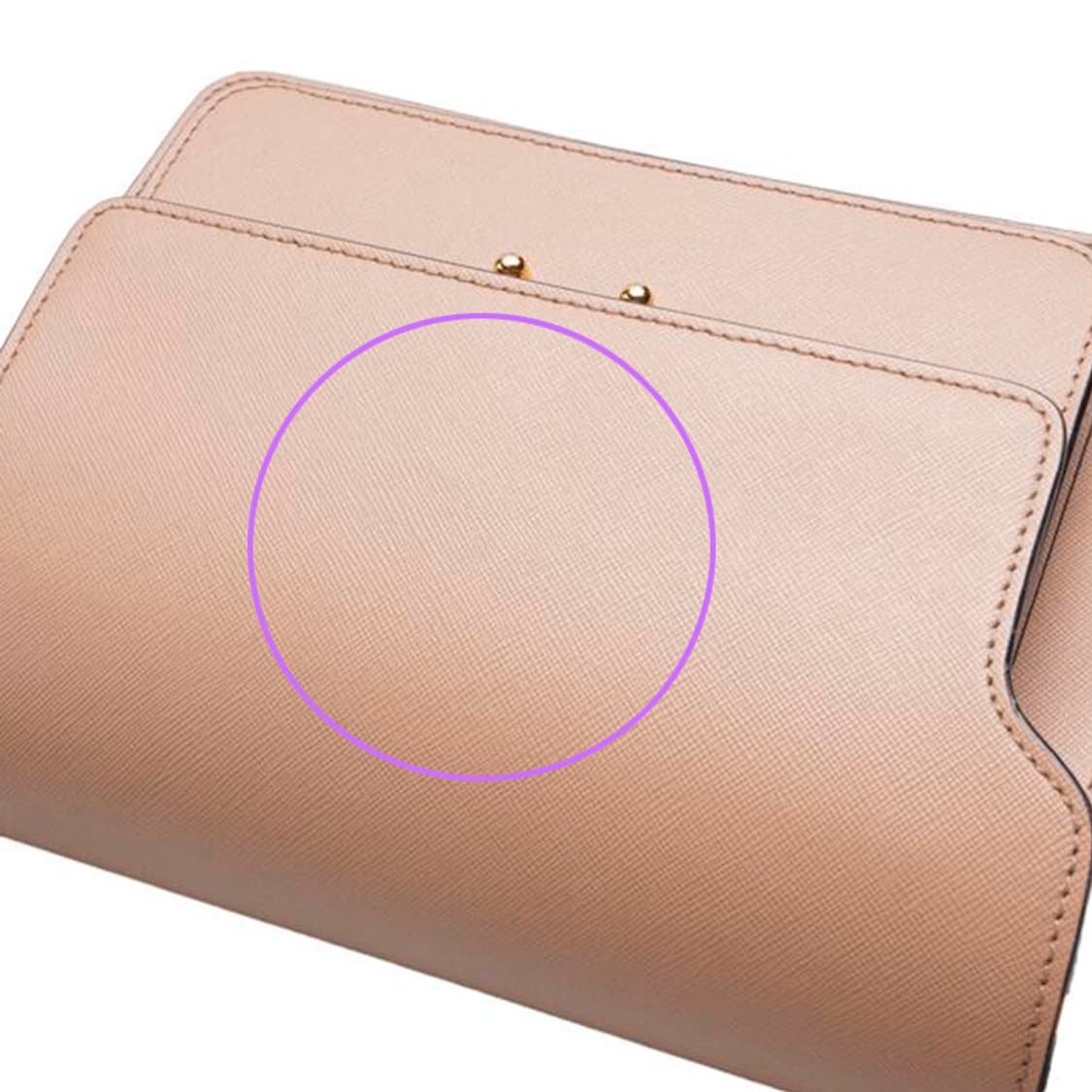 (중고) 마르니 베이지 사피아노 트렁크 미듐 숄더백 상품이미지6