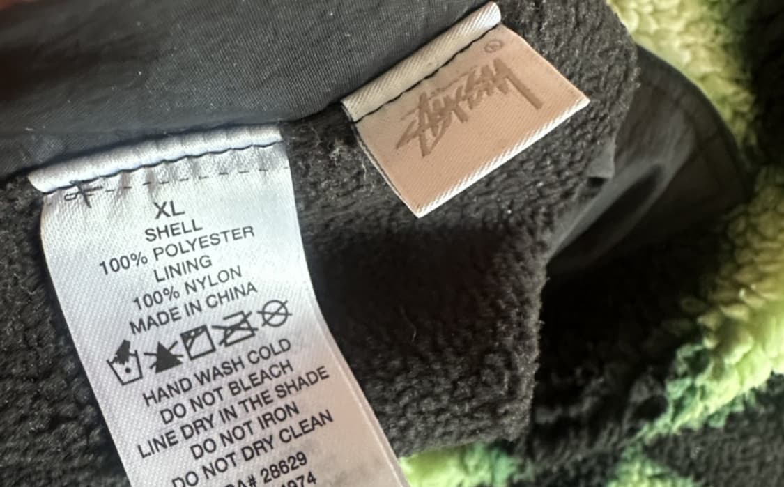 스투시 쉐르파 리버시블 자켓 다이아몬드 그린 상품이미지3