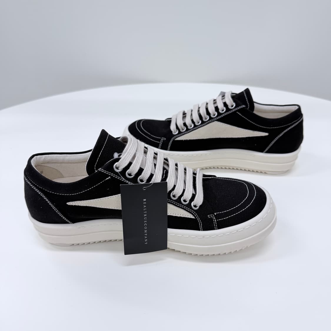 [미사용/255] 릭오웬스 다크쉐도우 빈티지 스니커즈 블랙 상품이미지4