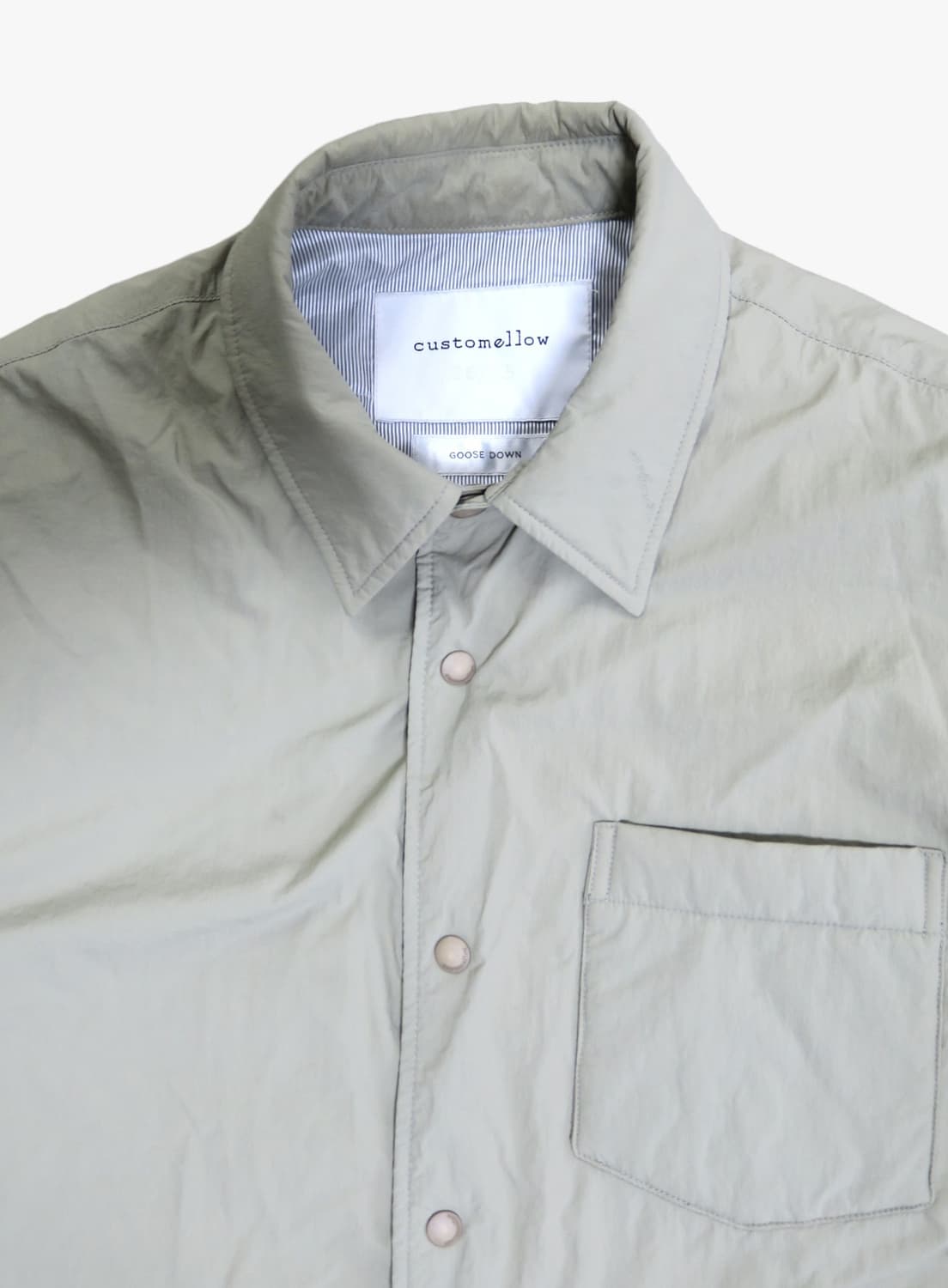 커스텀멜로우 패딩셔츠 구스다운 상품이미지2