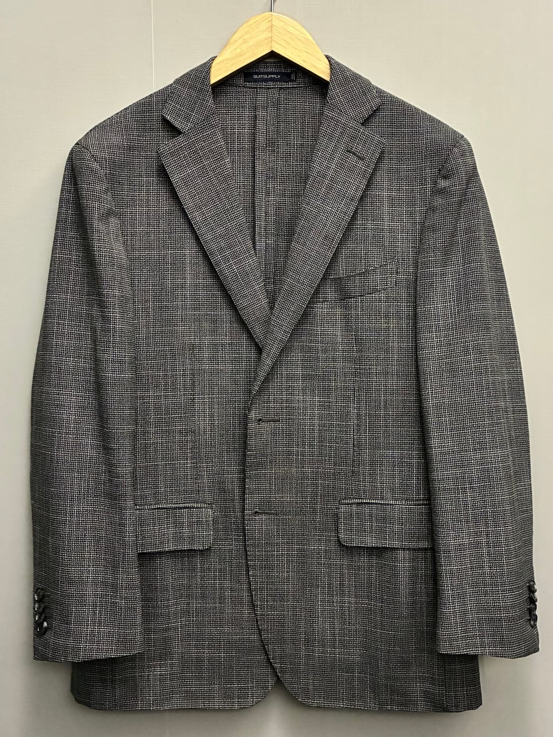 (40/32)수트서플라이 하운드투스 체루티 울 그레이 수트셋업 정장 상품이미지2