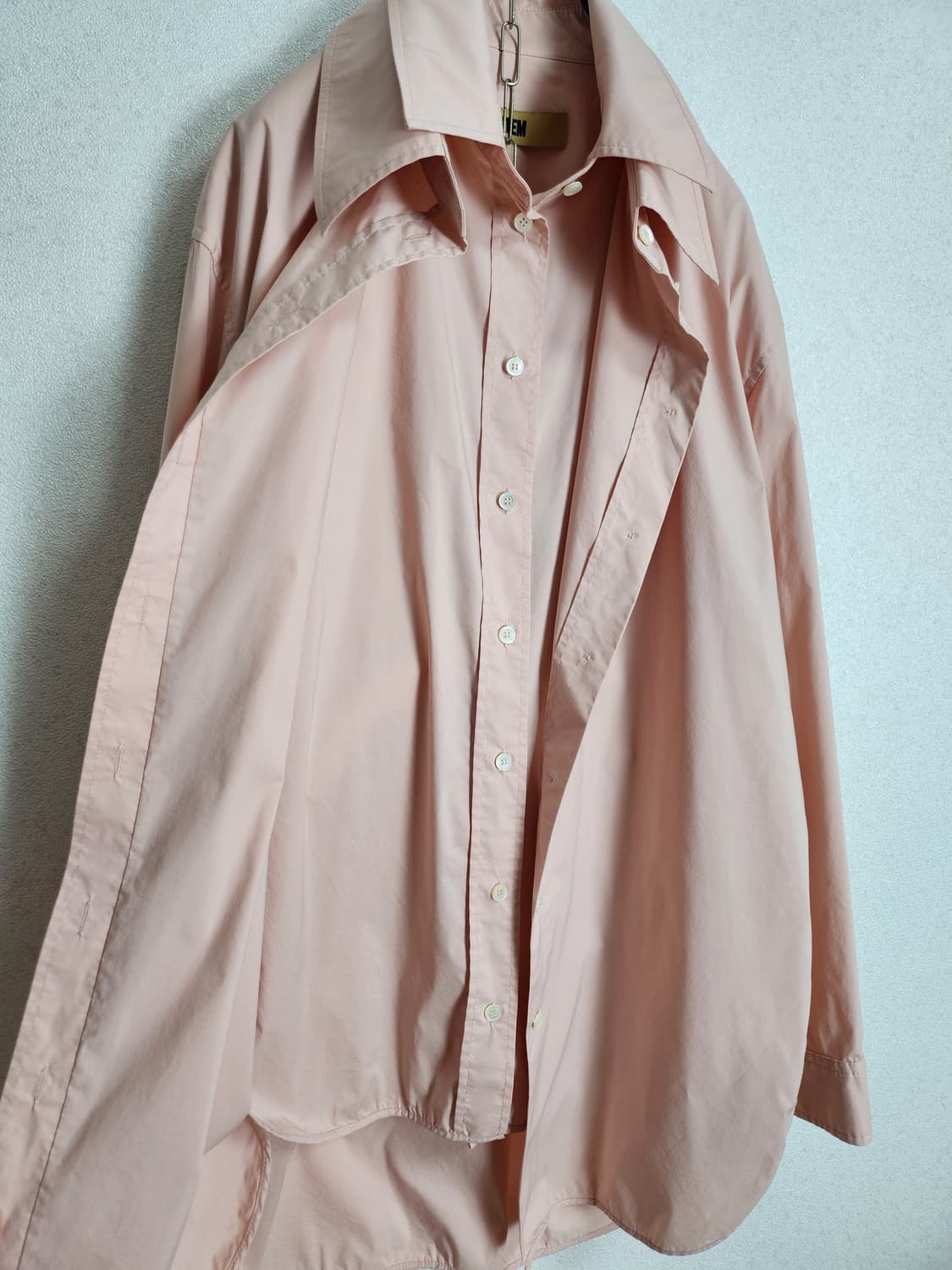 시스템 루즈핏 레이어드 셔츠55 66 상품이미지4