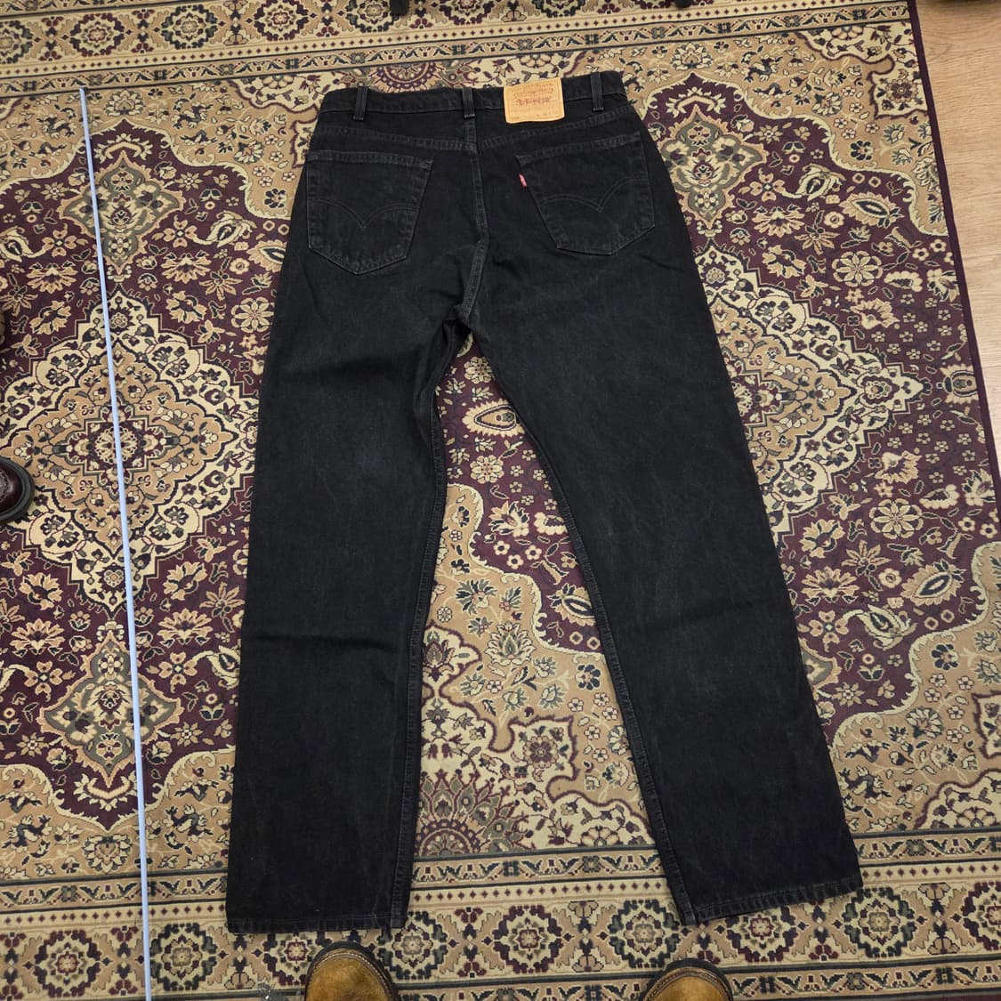 90s 리바이스 505 블랙진 흑청 made in usa 상품이미지2