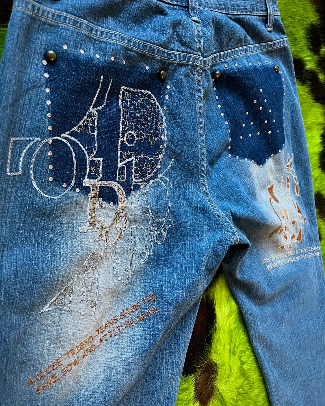 90-00s RENAULT JEANS Japan Flare Jeans 상품이미지10