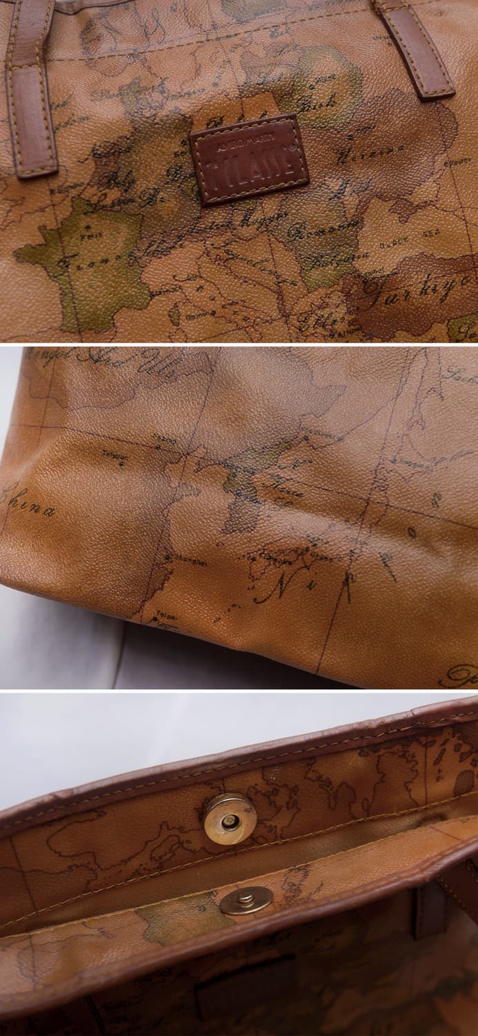 프리마 클라쎄 (Made in italy) 시그니쳐 고지도 쇼퍼백 상품이미지9