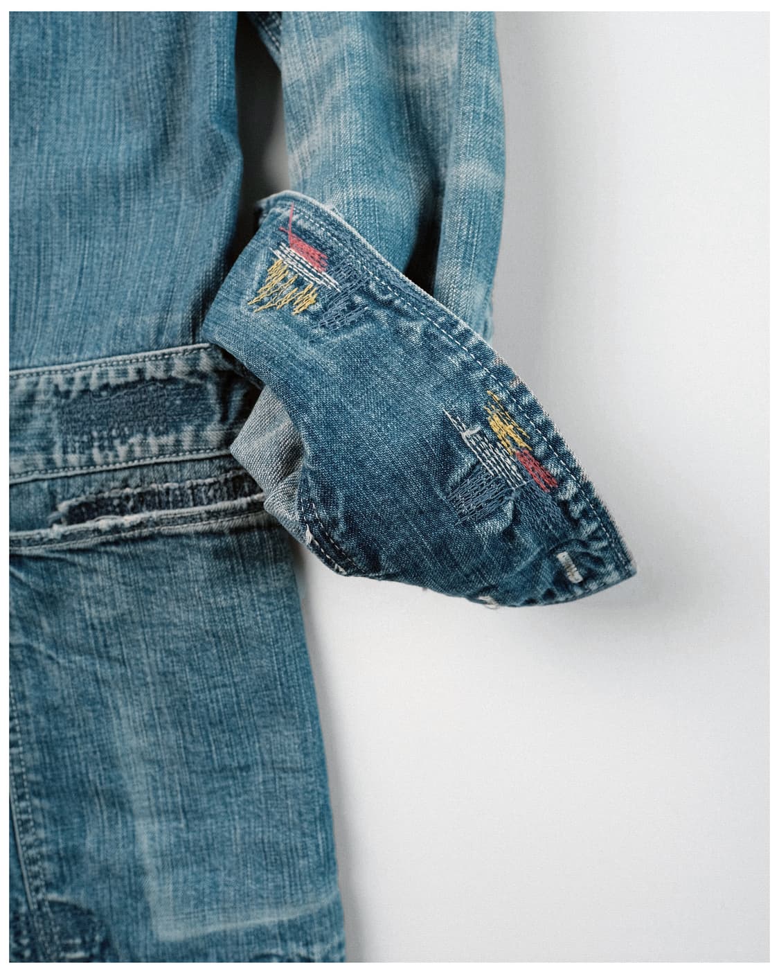 캐피탈 올드 라벨 커스텀 데님 코트 1사이즈 상품이미지6