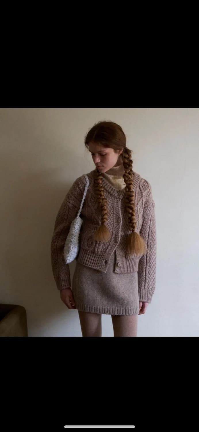 Smooth 스무스무드 chalets cable cardigan 상품이미지2