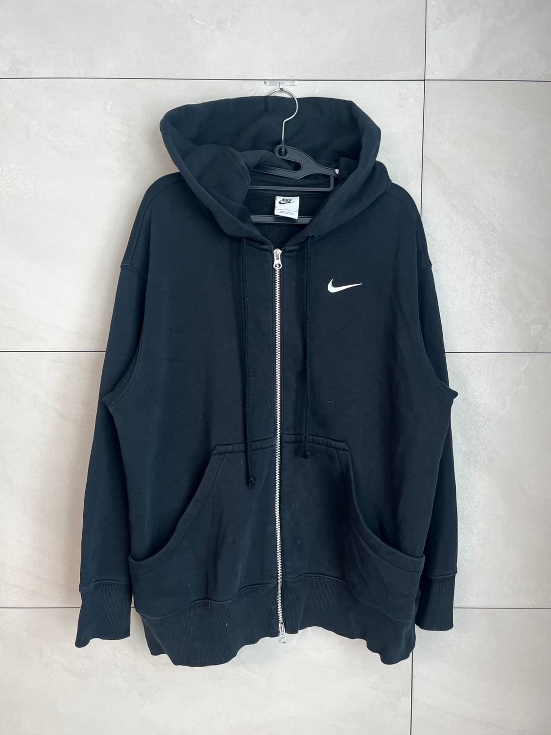 나이키 스우시 후드집업 블랙 (S)  상품이미지2