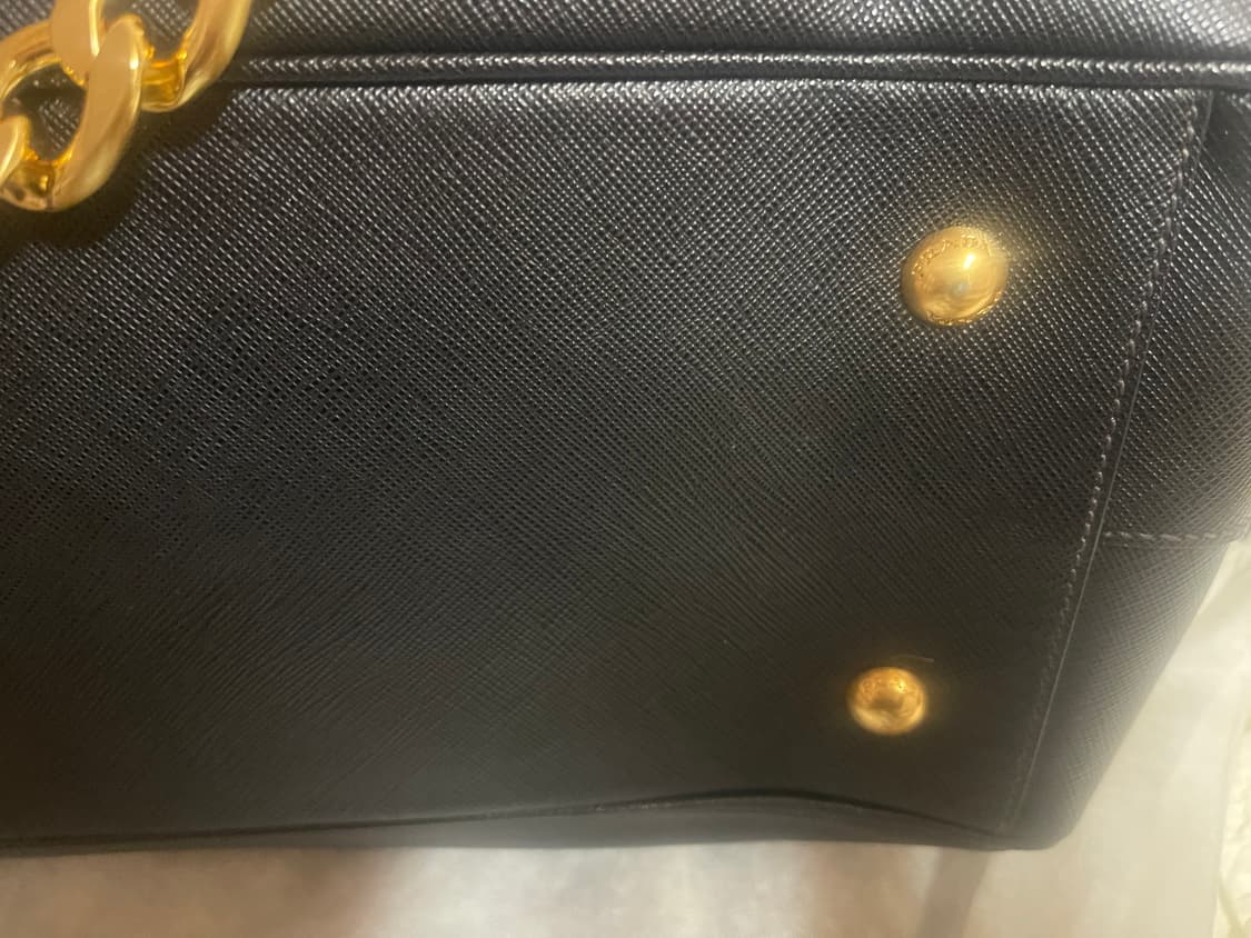 프라다 사피아노 닥터 골드 버클 토드백 상품이미지8