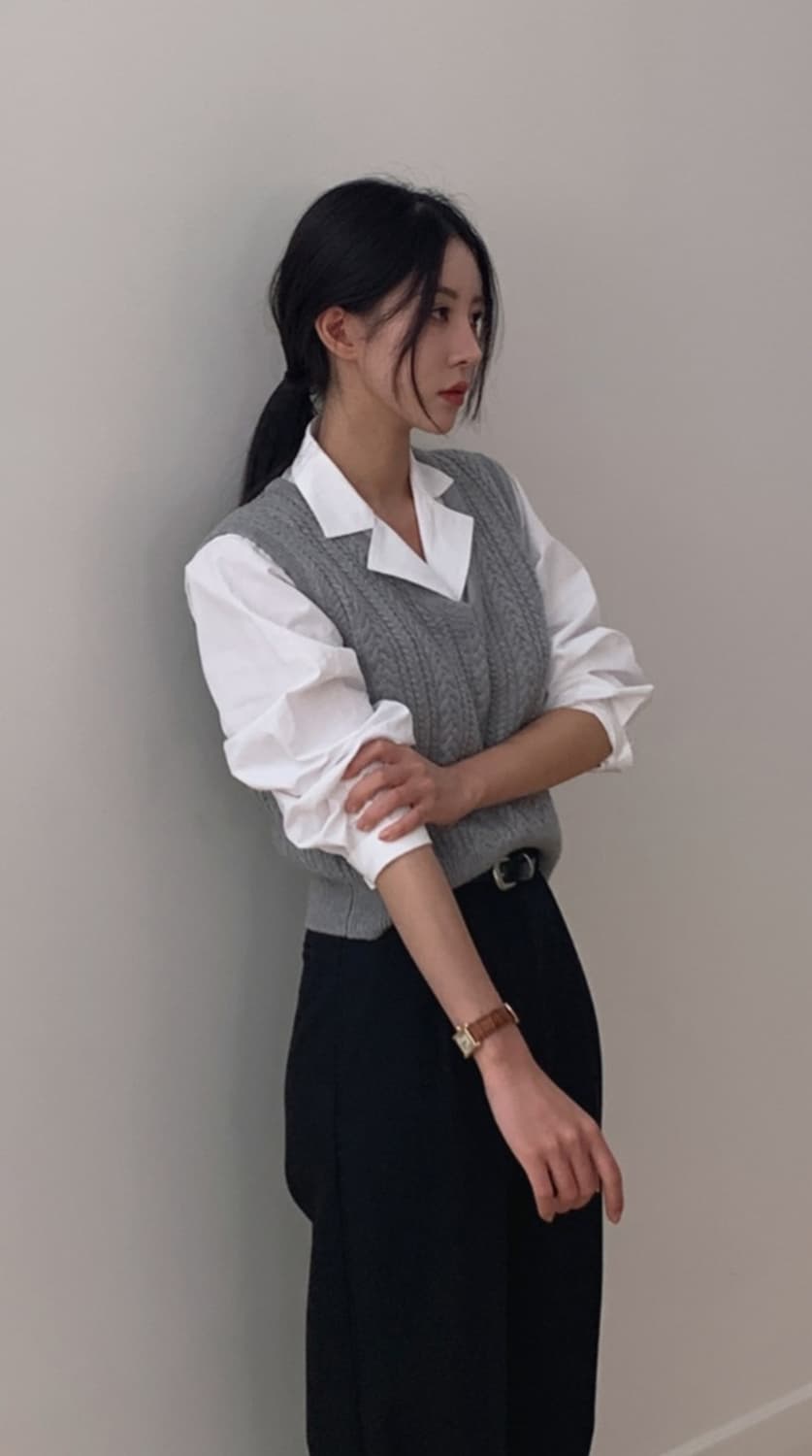 크렘므 셔츠 베스트 세트 상품이미지1