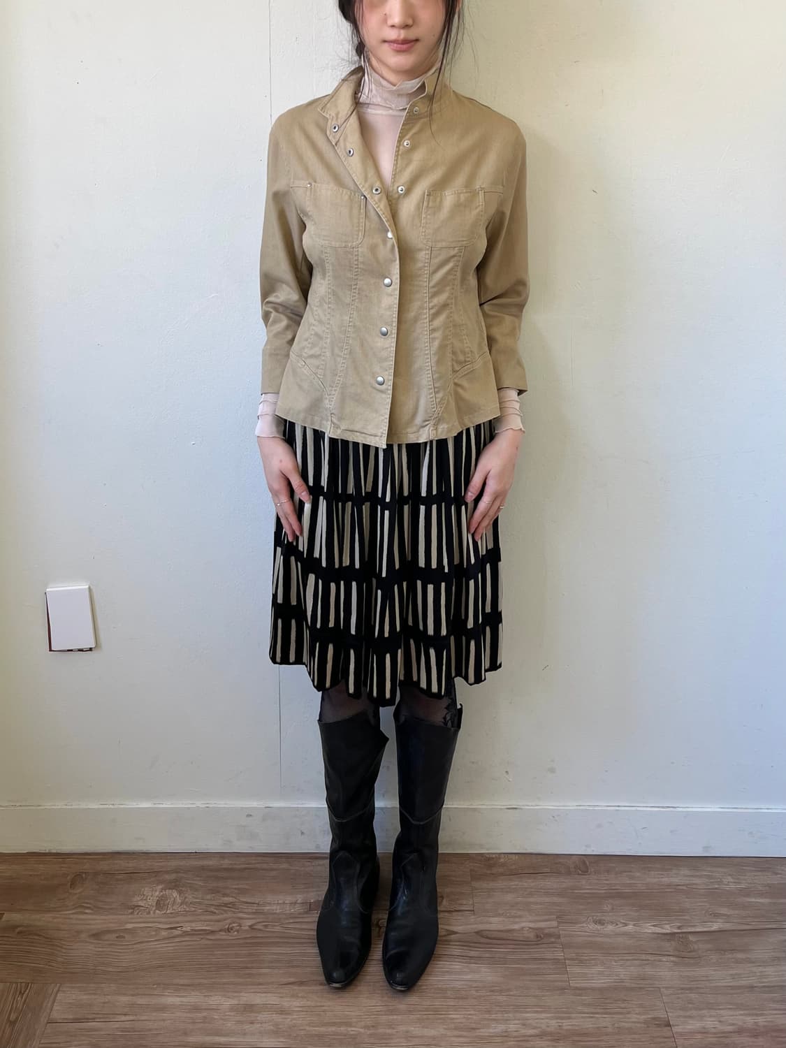 KFemme 베이지 자켓 상품이미지8