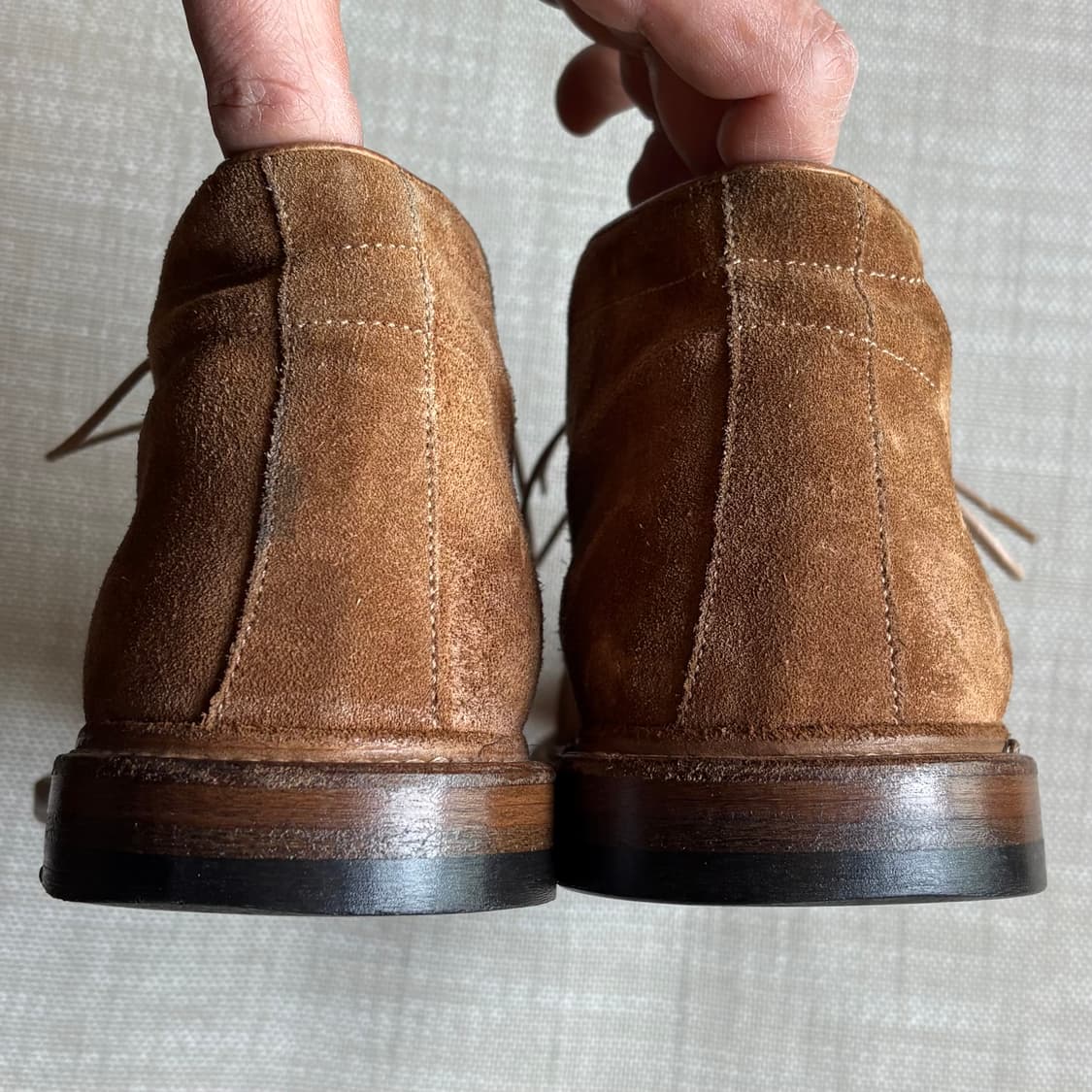 [UK8] Paul Smith 카멜 브라운 스웨이드 처카 부츠 상품이미지4