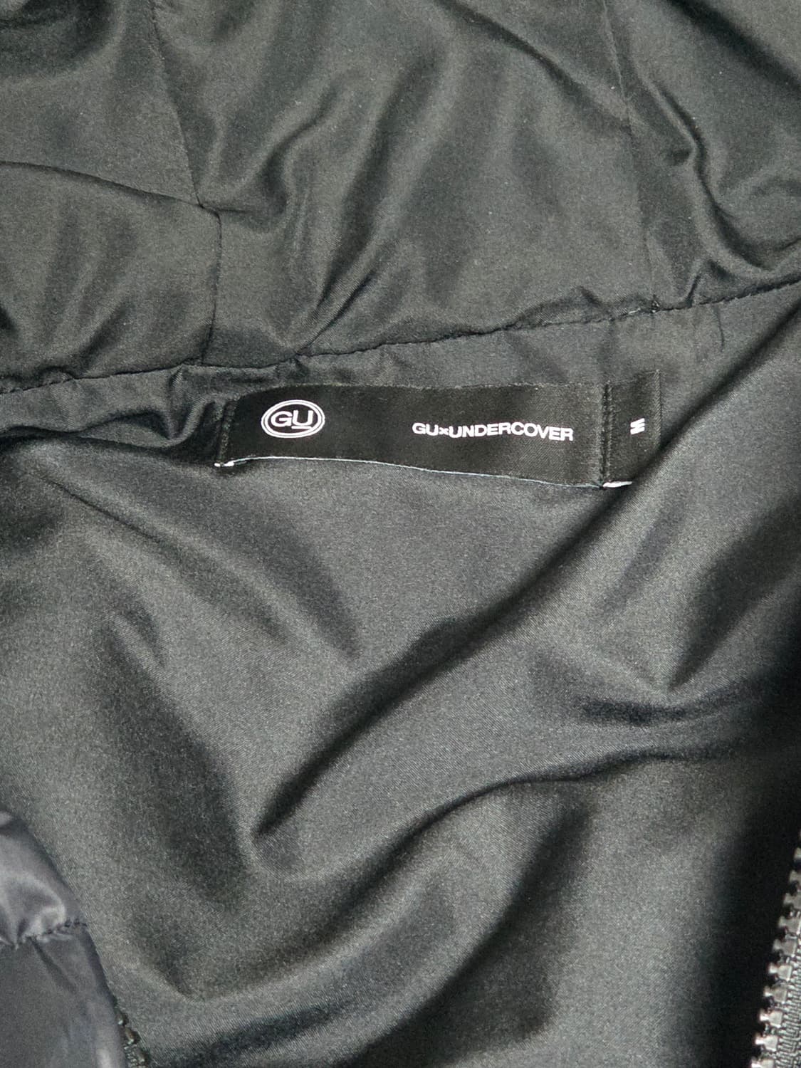 Gu x 언더커버 패딩 블랙 상품이미지6