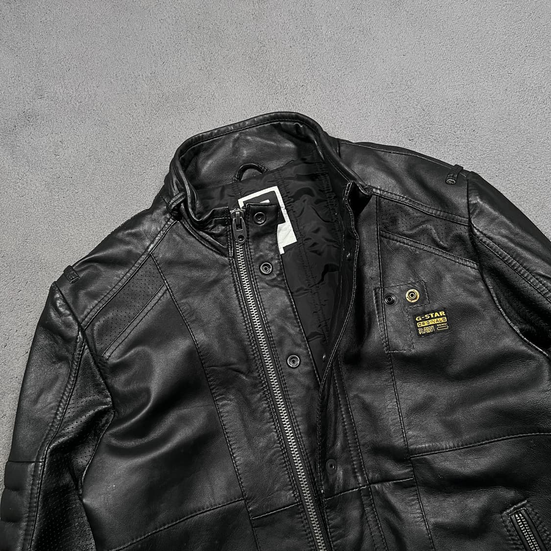 G-Star Raw 지스타 로우 바이커 MFD 레더 자켓 상품이미지2