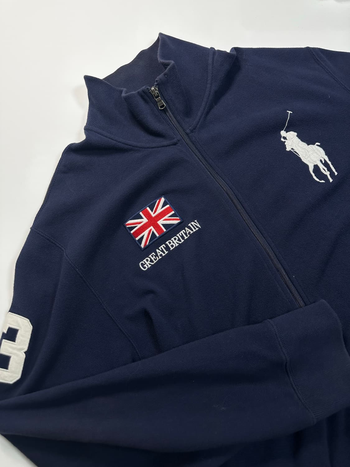 폴로 빅포니 브리튼 집업 네이비 상품이미지1