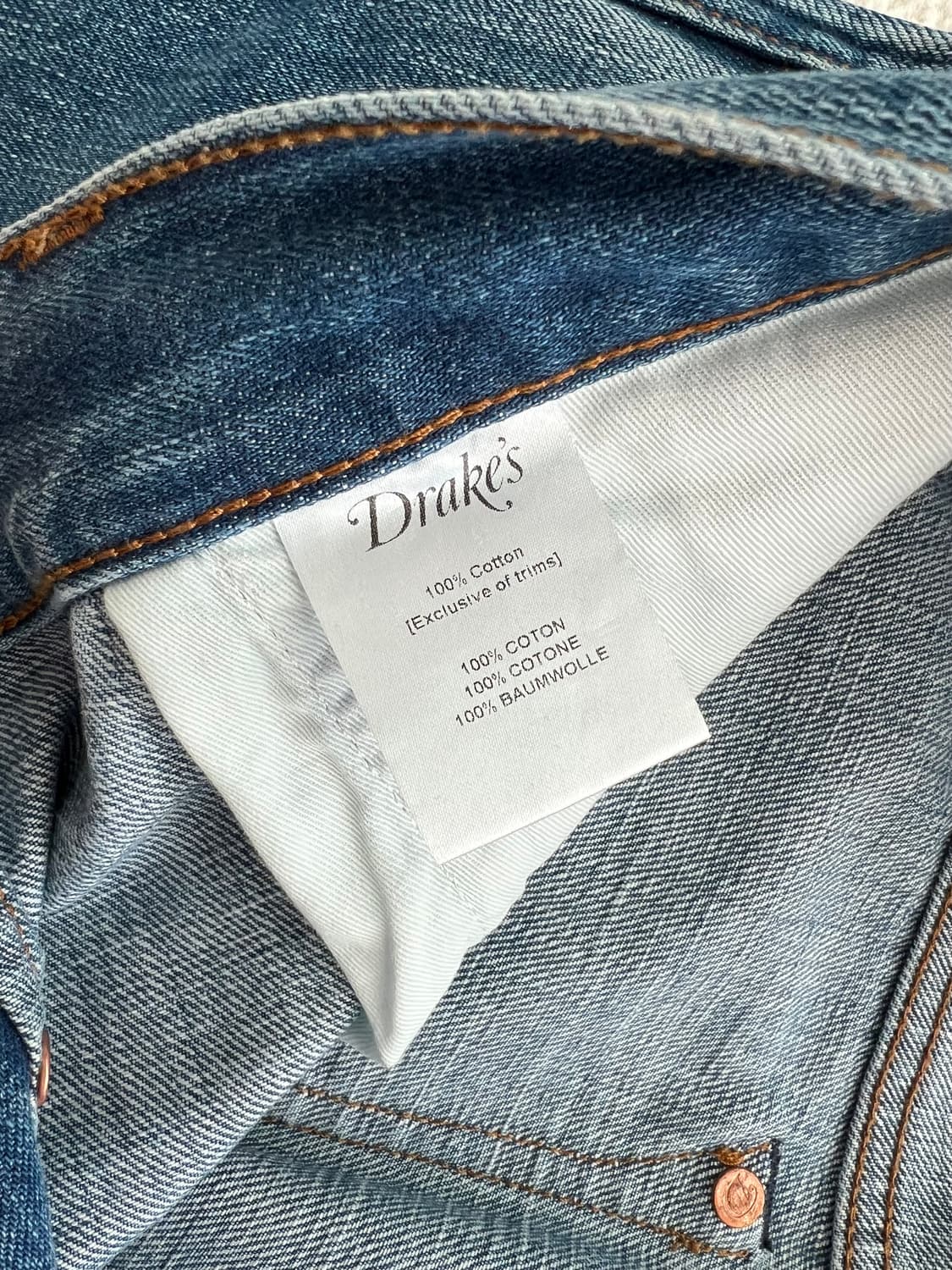 드레익스 블리치 워시 셀비지 데님 상품이미지9