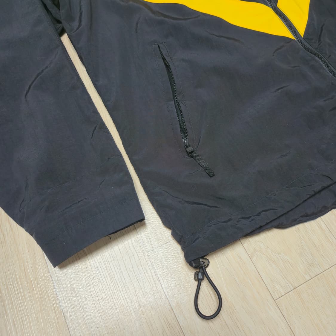 M/G)신형 미군 U.S.ARMY 바람막이 블랙/옐로우 APFU 활동복 상품이미지5