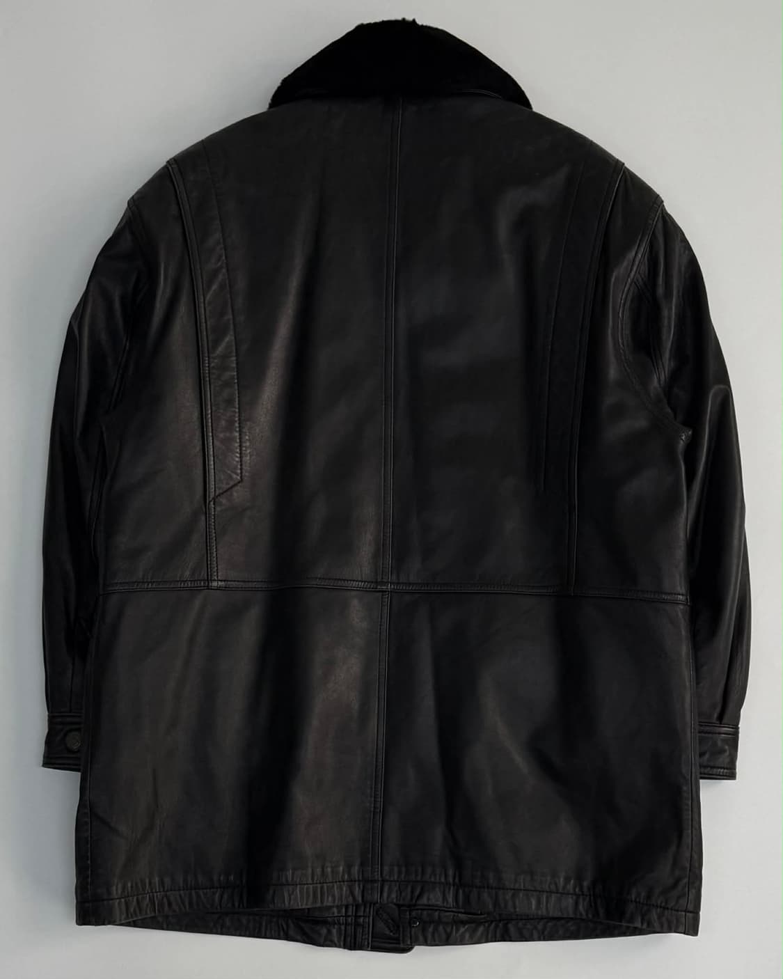 [100] 런던포그 양가죽 무스탕 하프 코트 자켓 상품이미지2