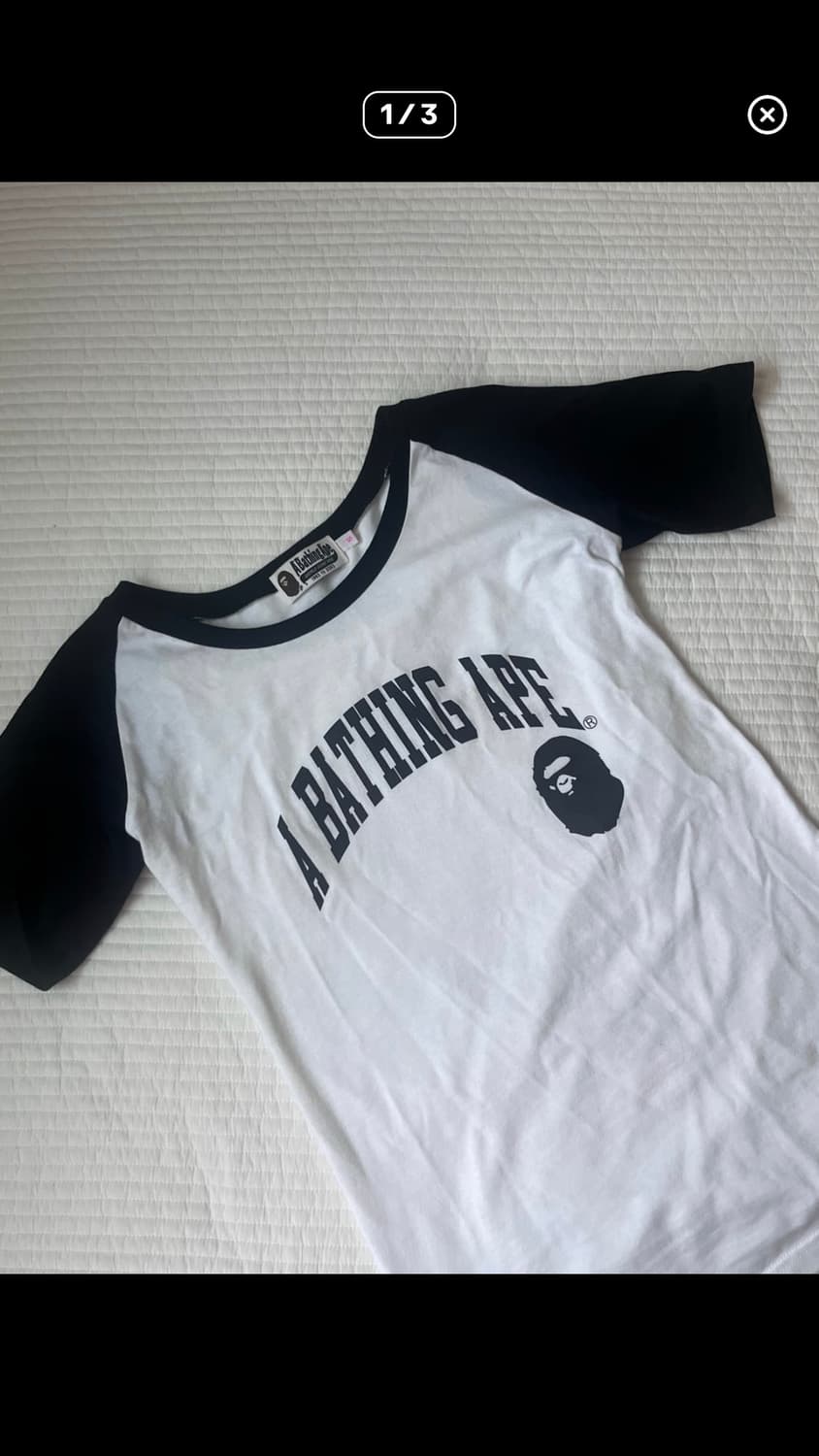 bape 여성 나그랑 반팔 상품이미지2