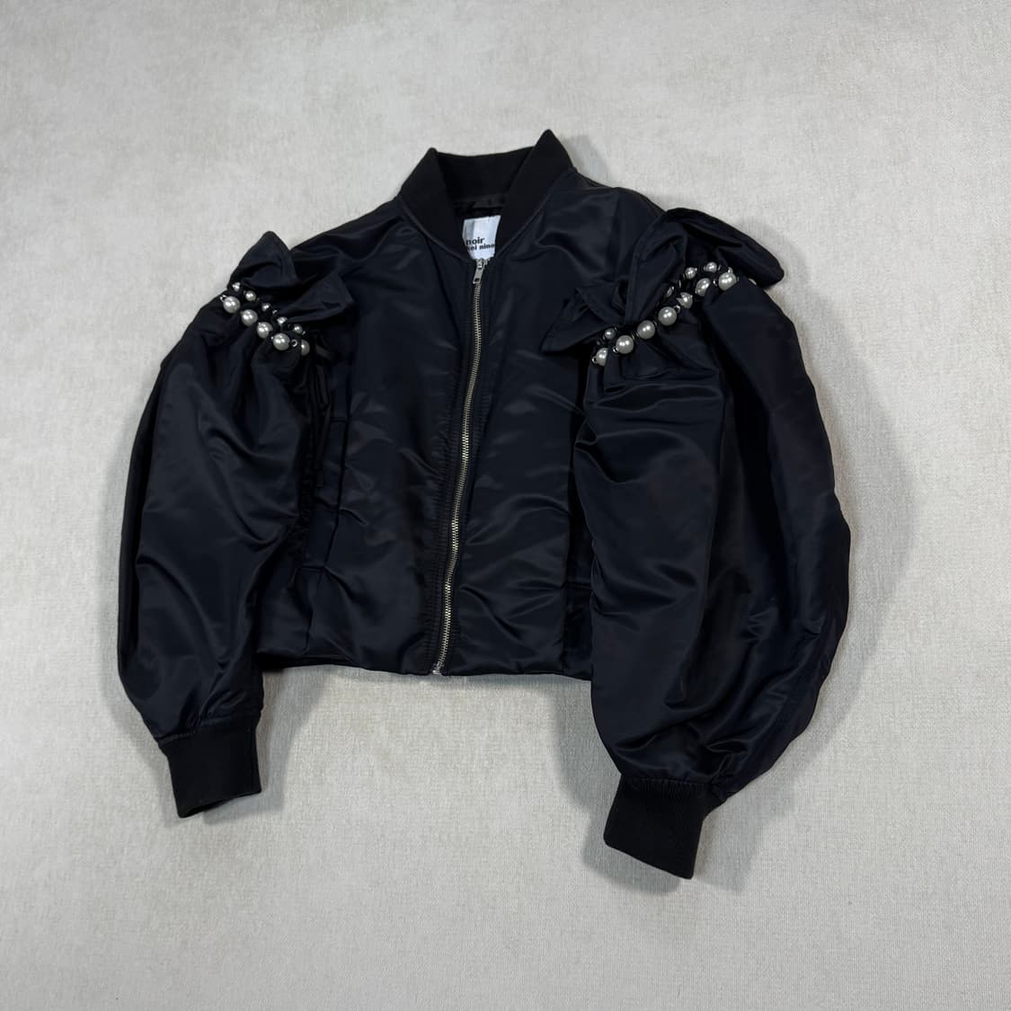 Pearl Bomber Black Jacket 상품이미지2