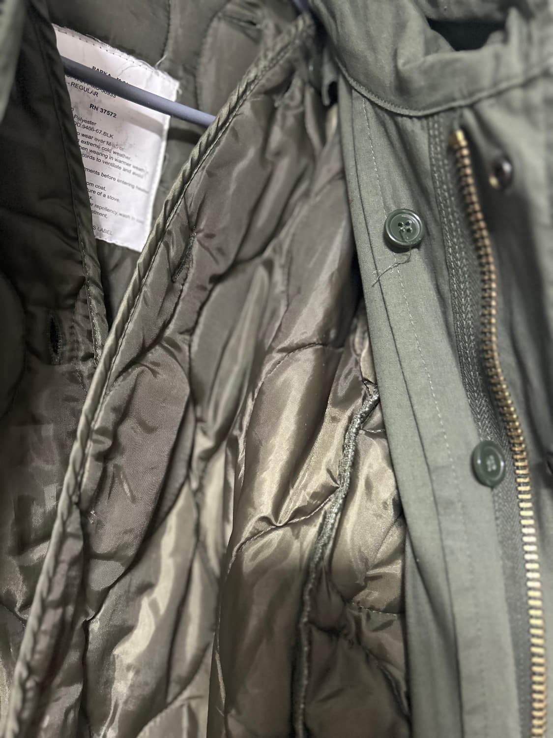 피쉬테일 점퍼(내피 포함) 상품이미지5