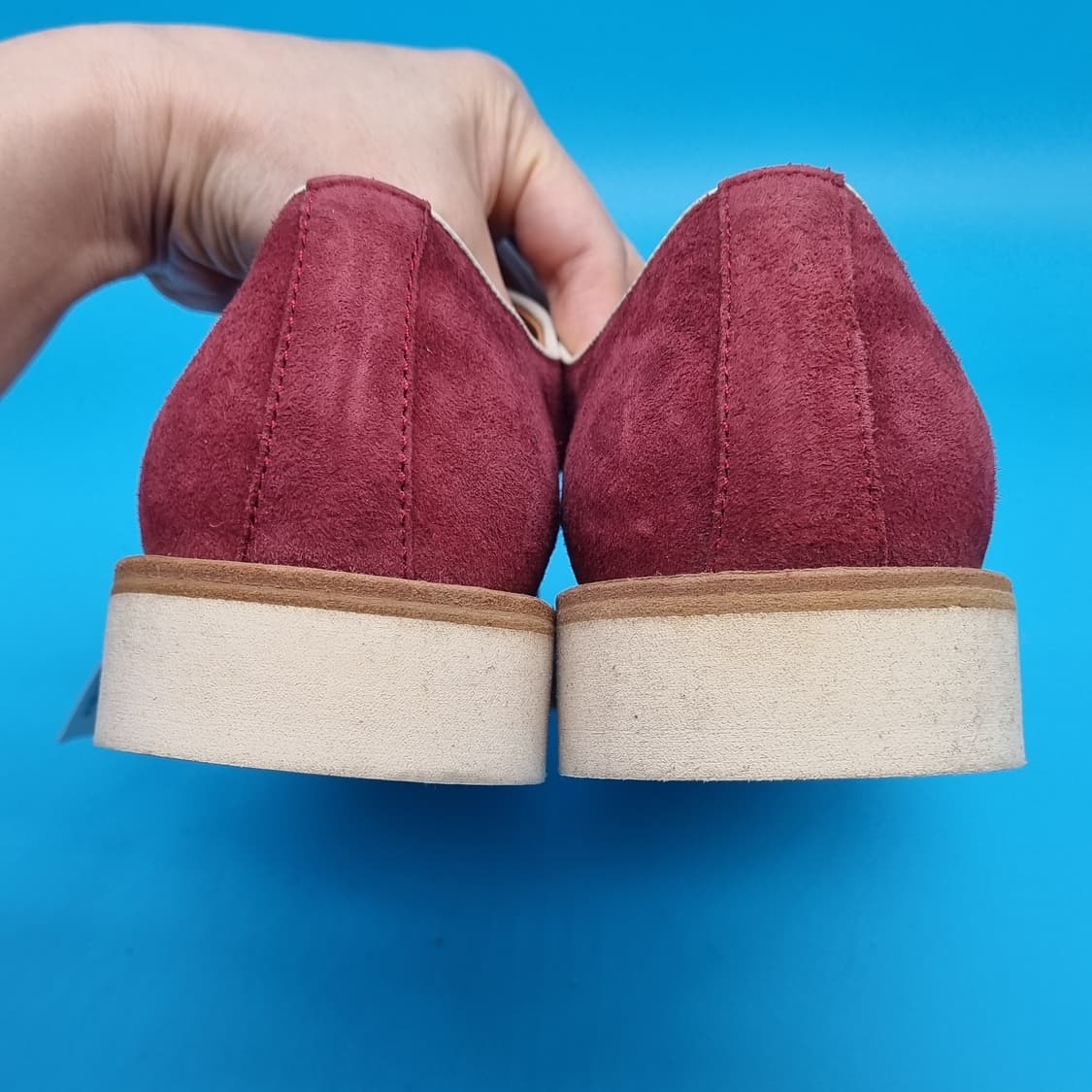 oo 새상품 THE KLAXON 스웨이드캐주얼화255 상품이미지4