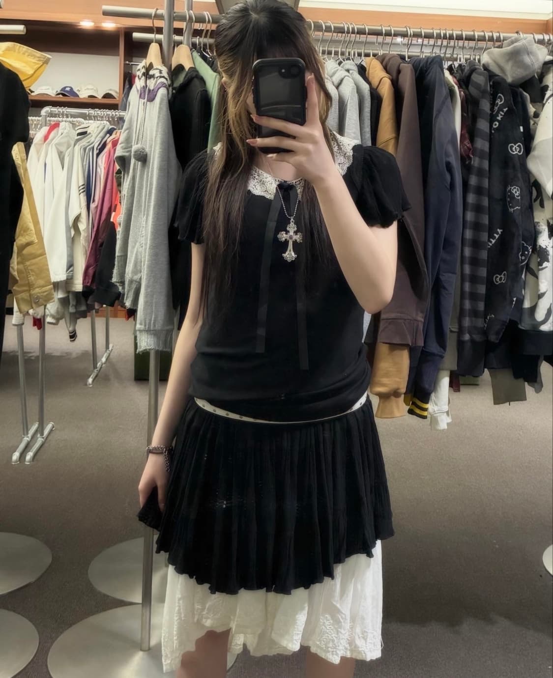 Black Mori Fairy Core 🪽🖤 상품이미지4