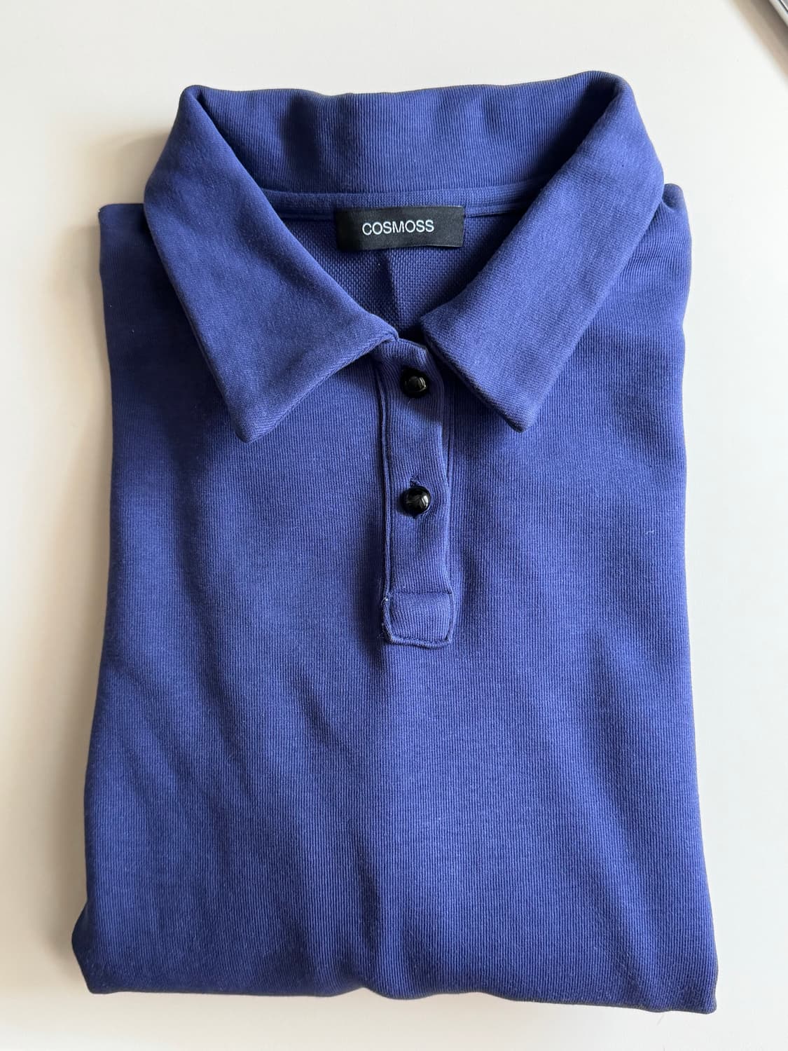 코스모스 BUTTON-UP PK PUFF TOP (INDIGO BLUE) 상품이미지3