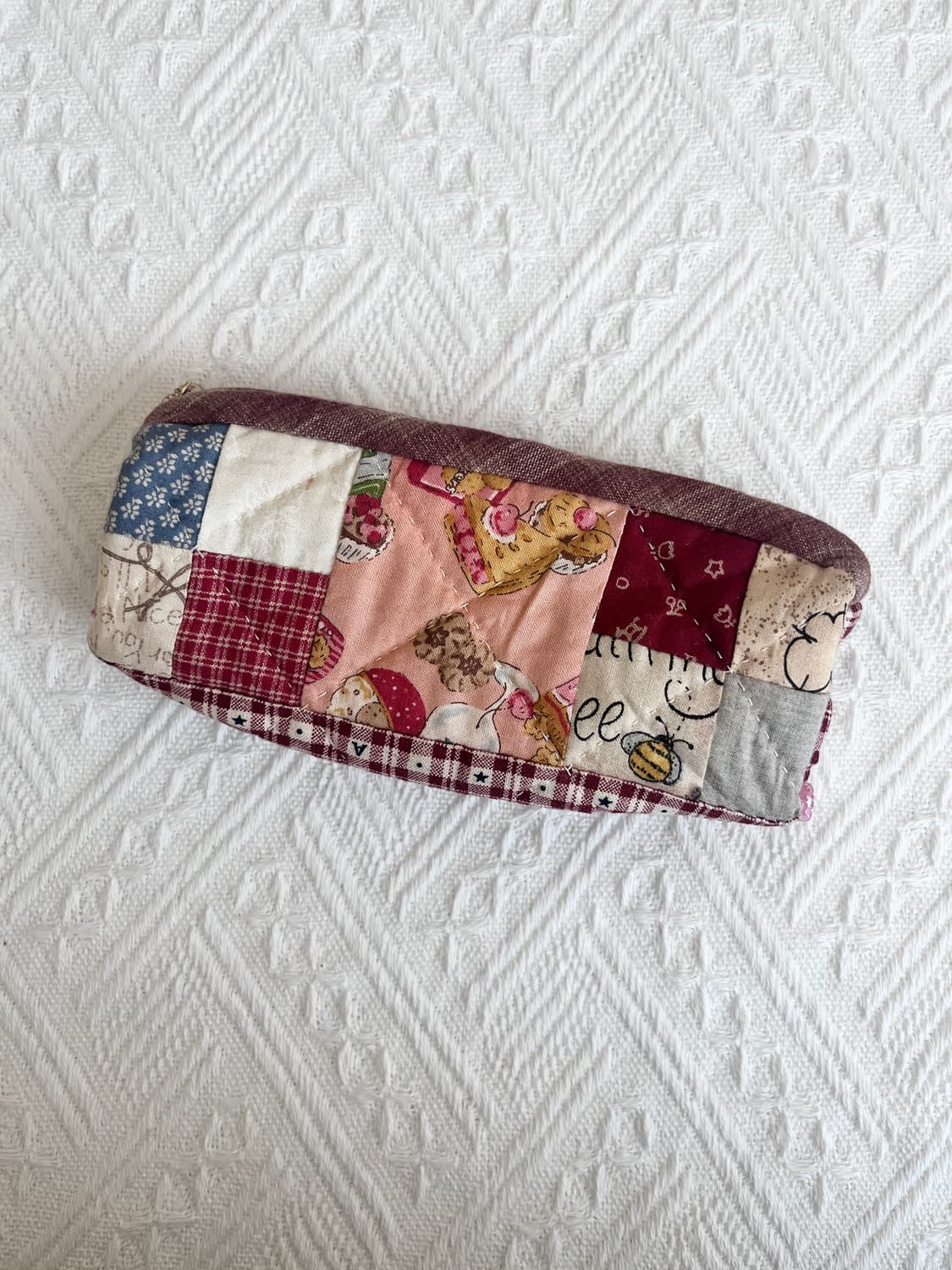 퀼트 디저트 패턴 패치워크 파우치  상품이미지2