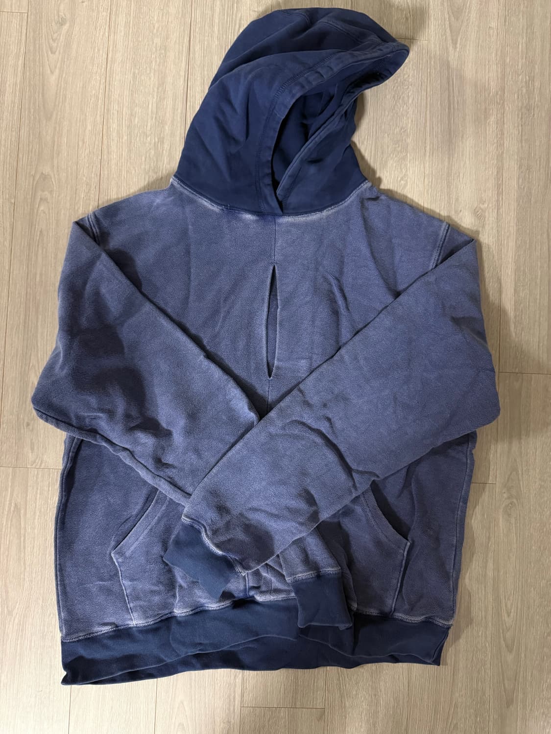 강정석 dyed pleats hoodie 2size 상품이미지4