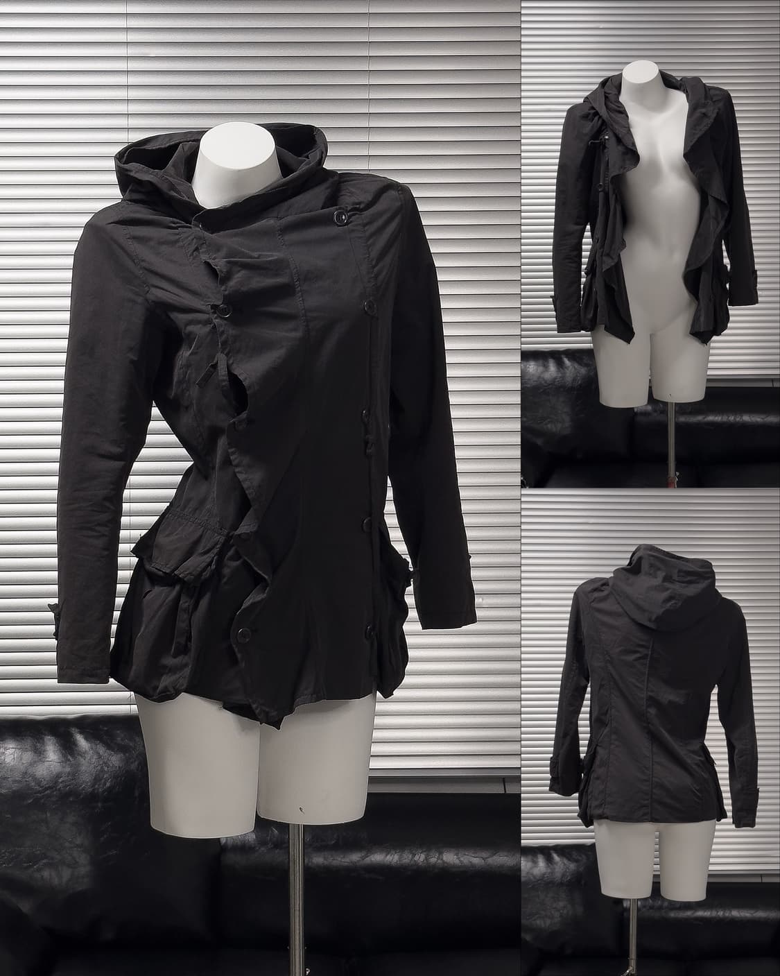 {Codes Combine} Napoleon Shirring Jacket 상품이미지1