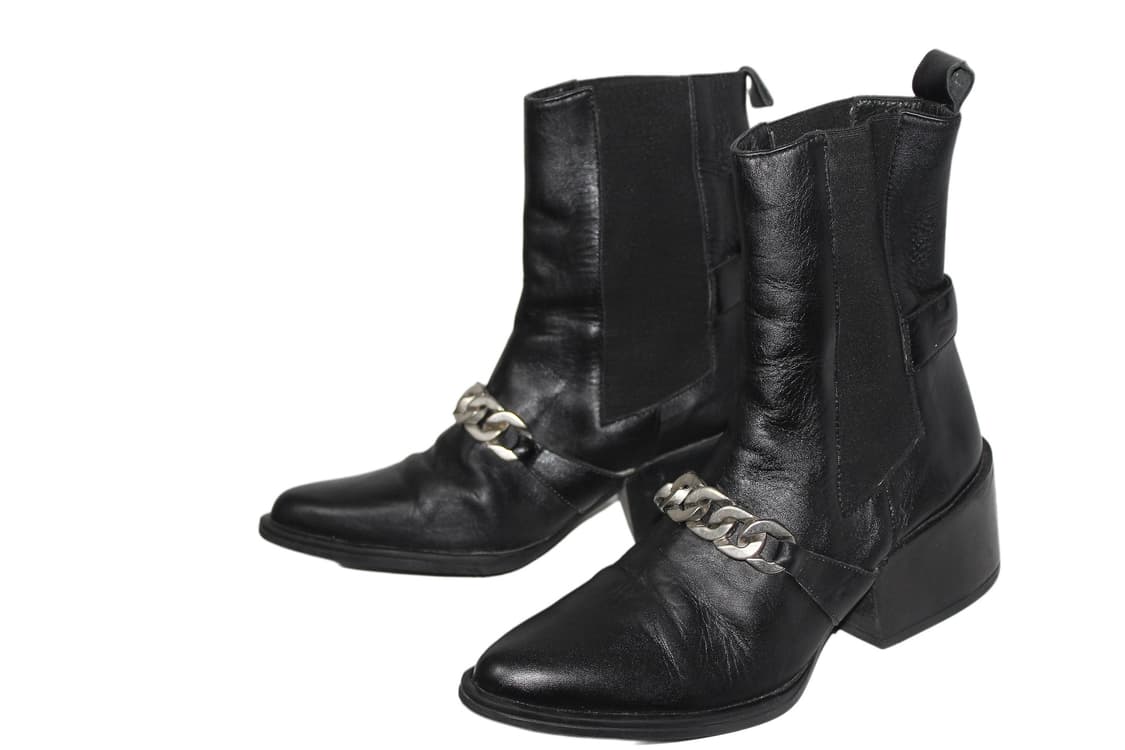 2000s JAPAN Unknown 체인 첼시 부츠 상품이미지1