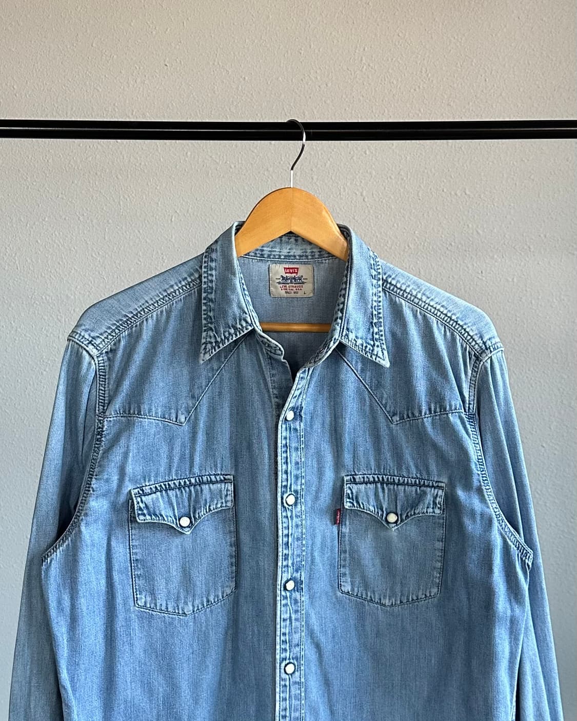 [L]리바이스 Levi's 90s 클래식 웨스턴 데님 셔츠 상품이미지2