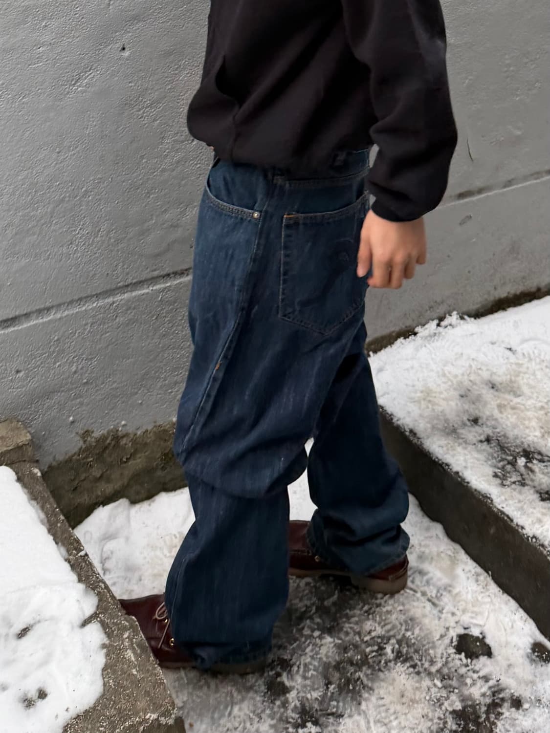 빈티지 로카웨어 자수 힙합팬츠 상품이미지2