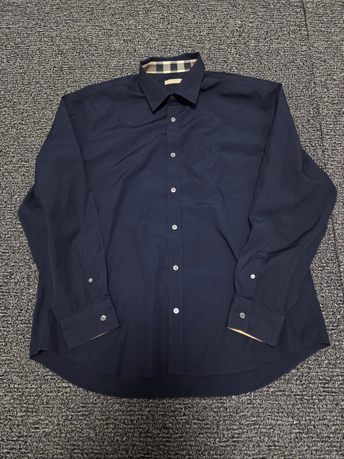 버버리 셔츠/2XL/네이비(5) 상품이미지1