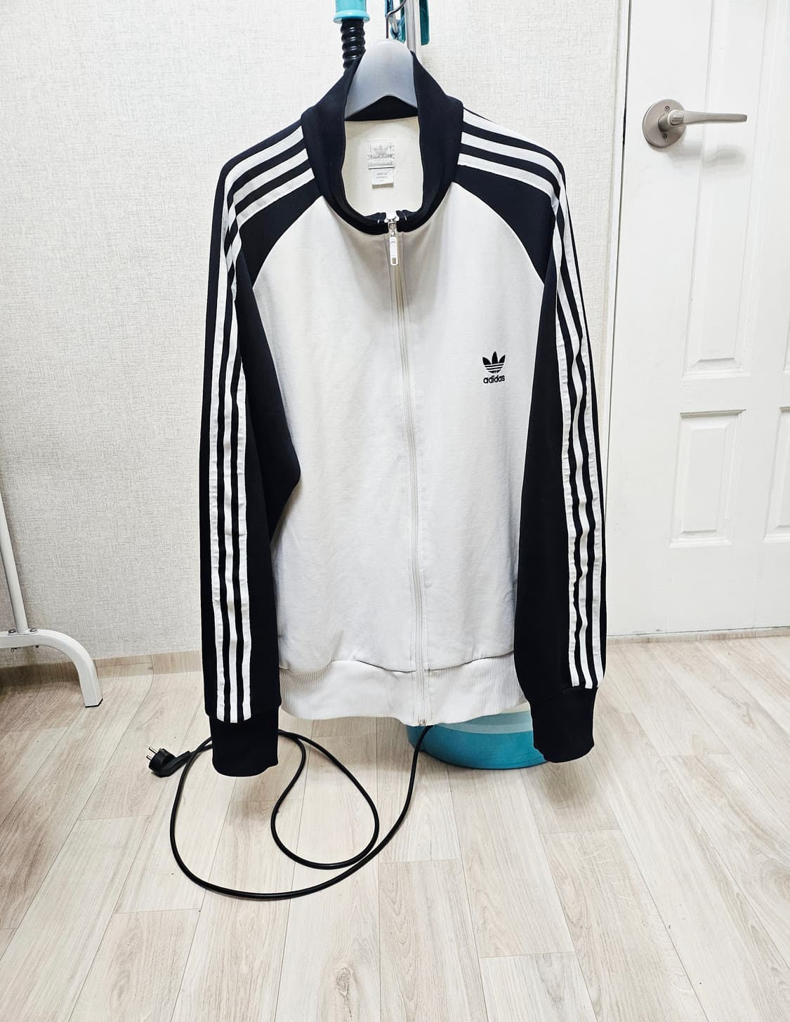 (110~115)2XL ☆우주매물☆아디다스 파이어버드 [흰검] 트랙탑져지 상품이미지1